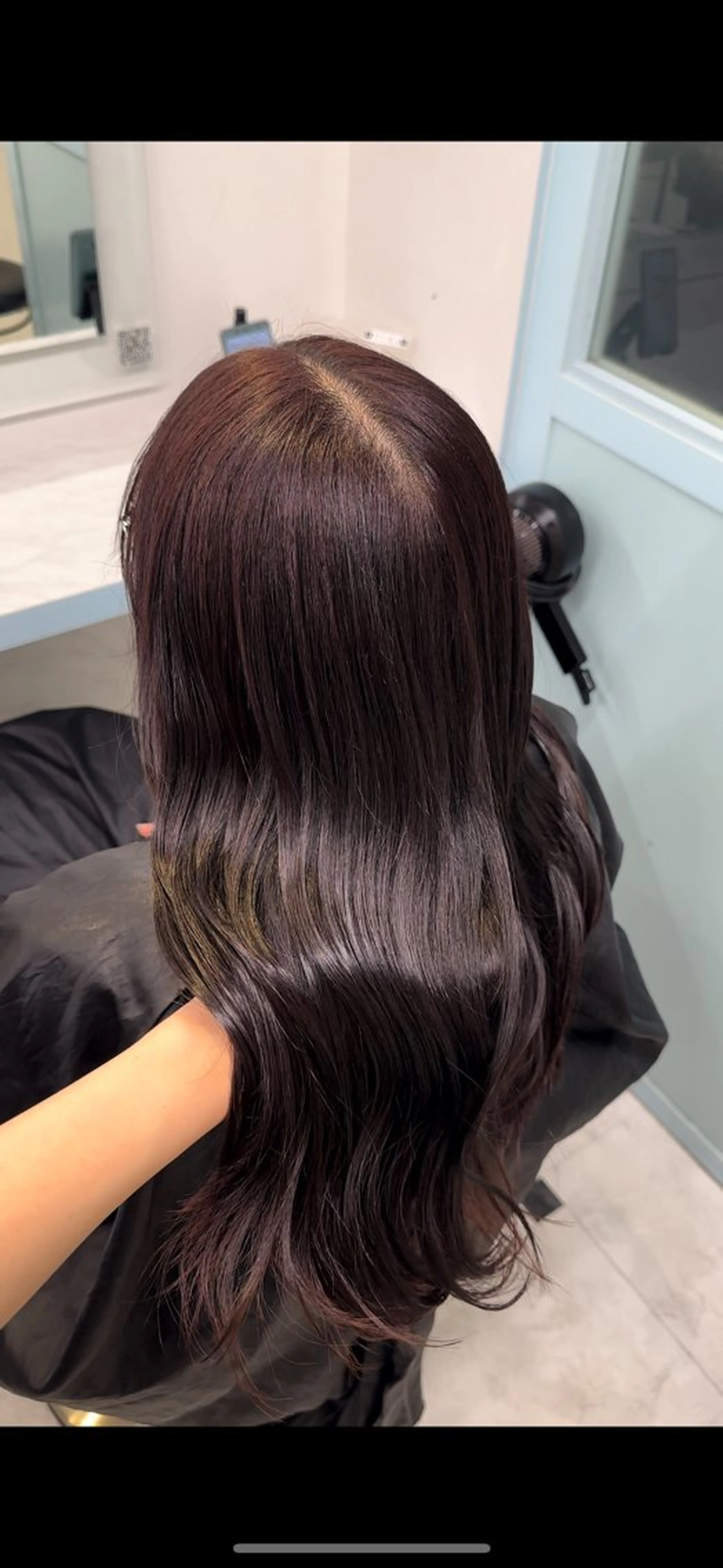 ロング カラー ブラウンカラー ピンクカラー ピンクブラウン カット ヘアカラー ♥️暖色モテカラ ー♥️由夏のヘアスタイル
