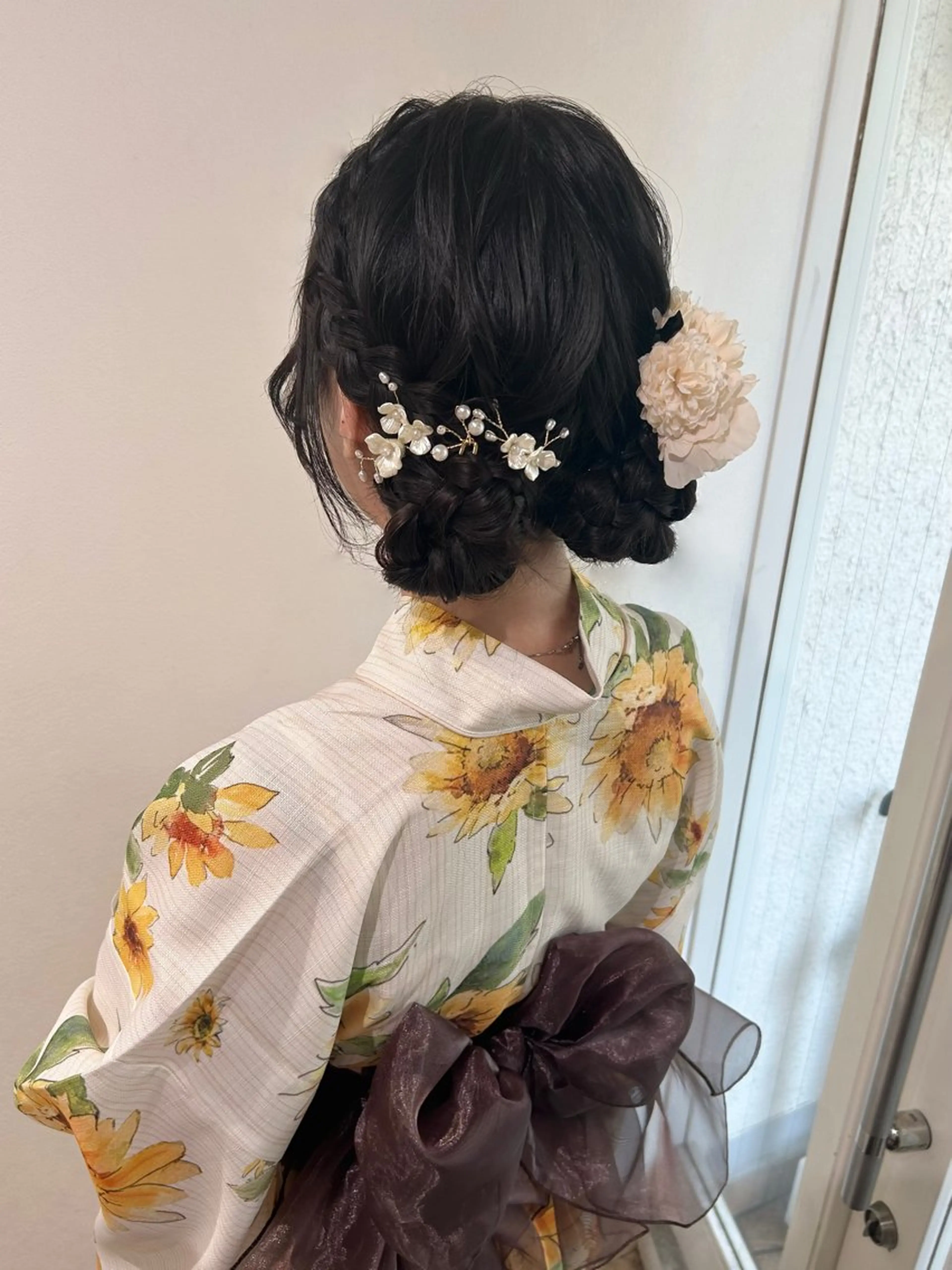 ヘアアレンジ 浴衣 ヘアセット マツエク・m en's・ﾋｶﾙ🎀のヘアスタイル
