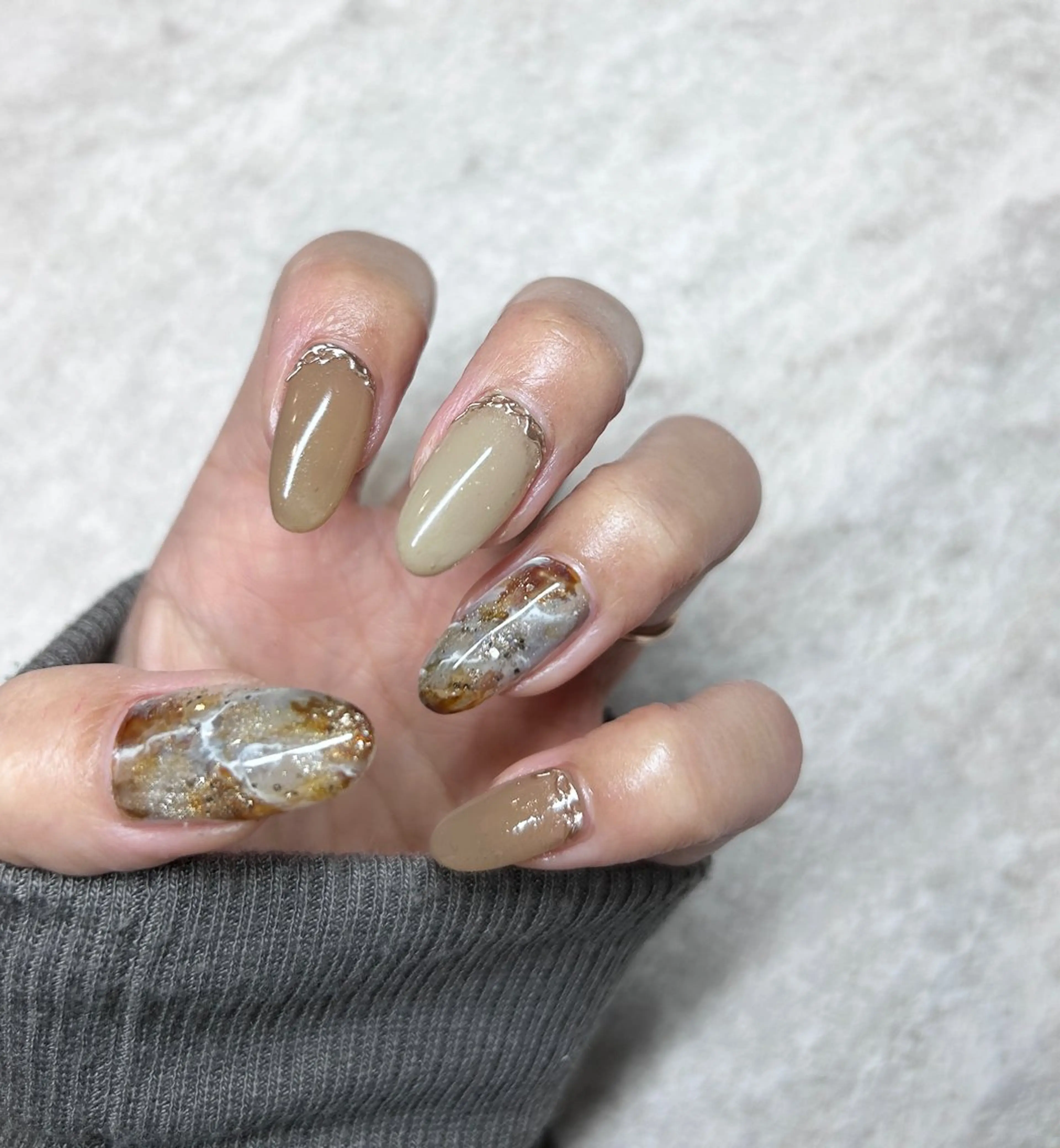 ネイル 大理石ネイル(マーブル) N.style所属・Ｎ. styleのネイルデザイン