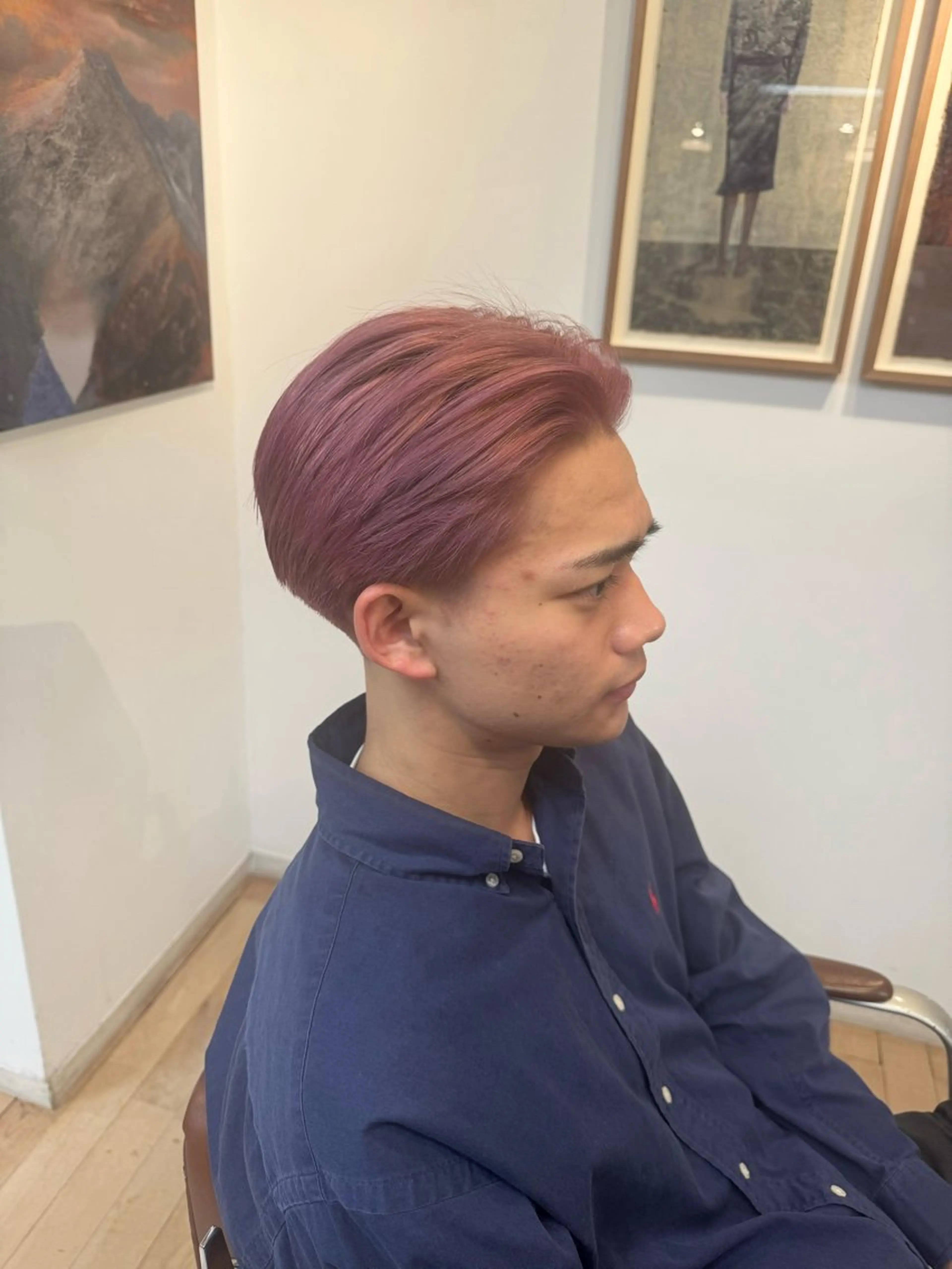 カラー メンズ L'arte所属・松並 直のヘアスタイル