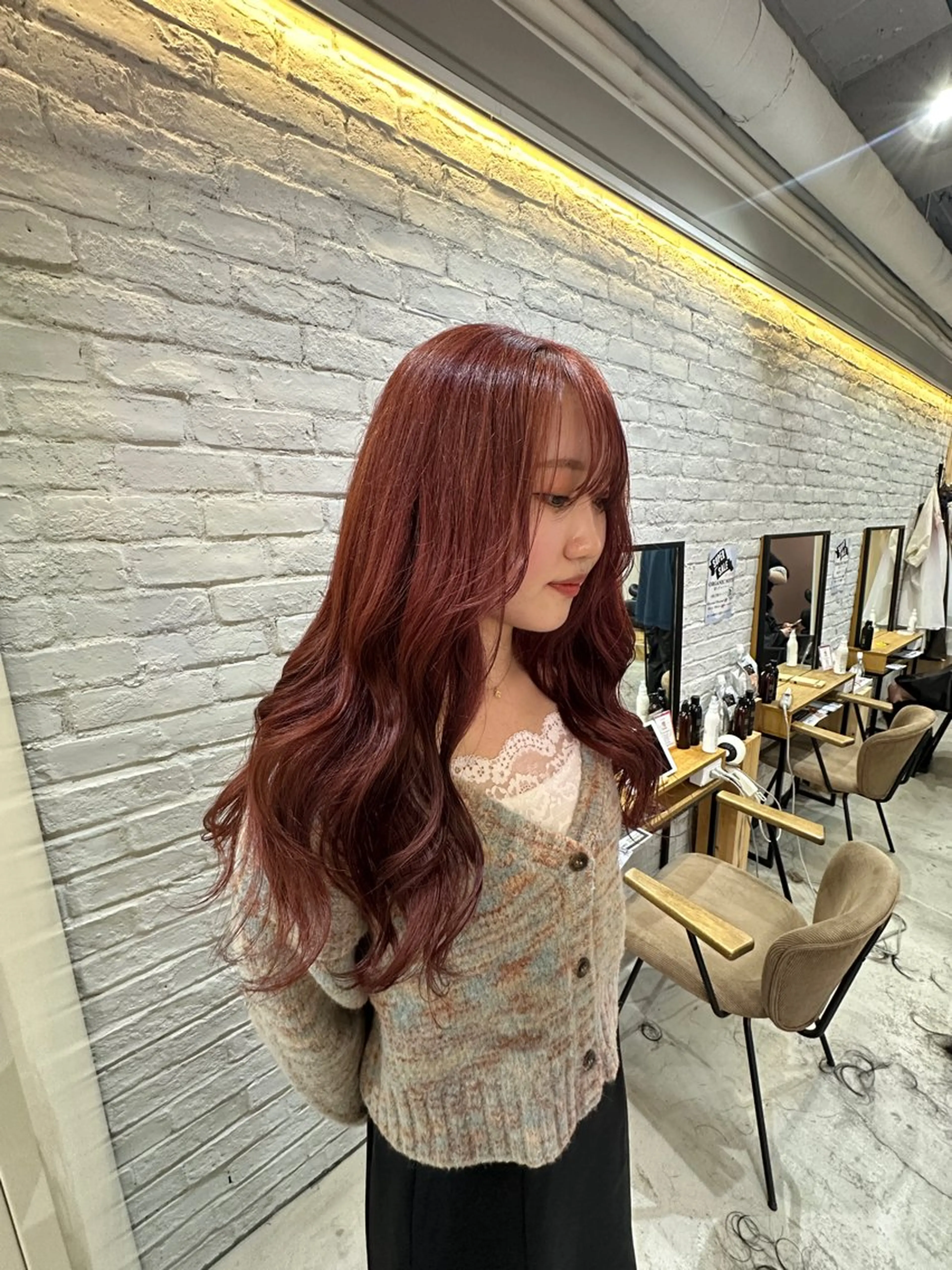 カラー ダブルカラー 外国人風カラー 十倉 朱莉のヘアスタイル