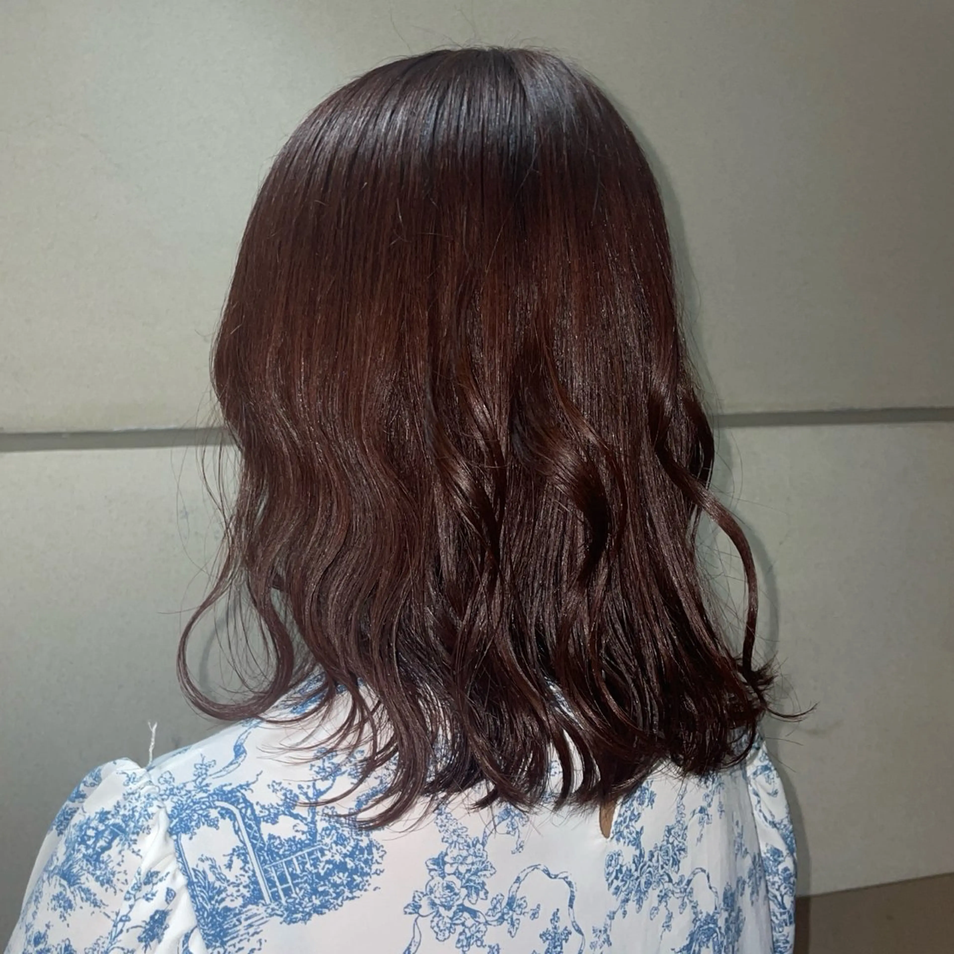 ショート カラー スミレ／透明感カラー ／高円寺美容室のヘアスタイル