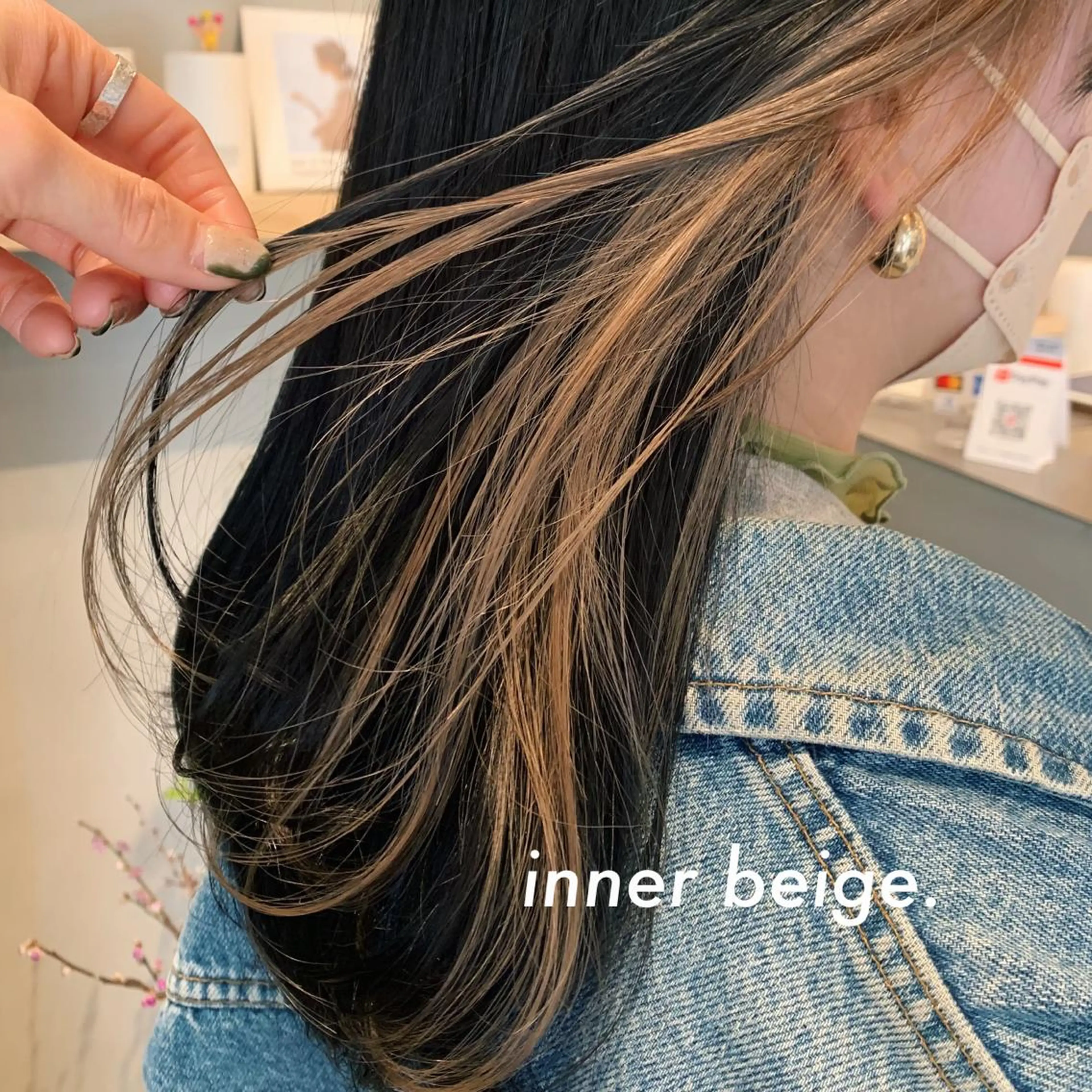 ロング カラー カット ヘアカラー トリートメント RINA🧤 デザインとボブのヘアスタイル