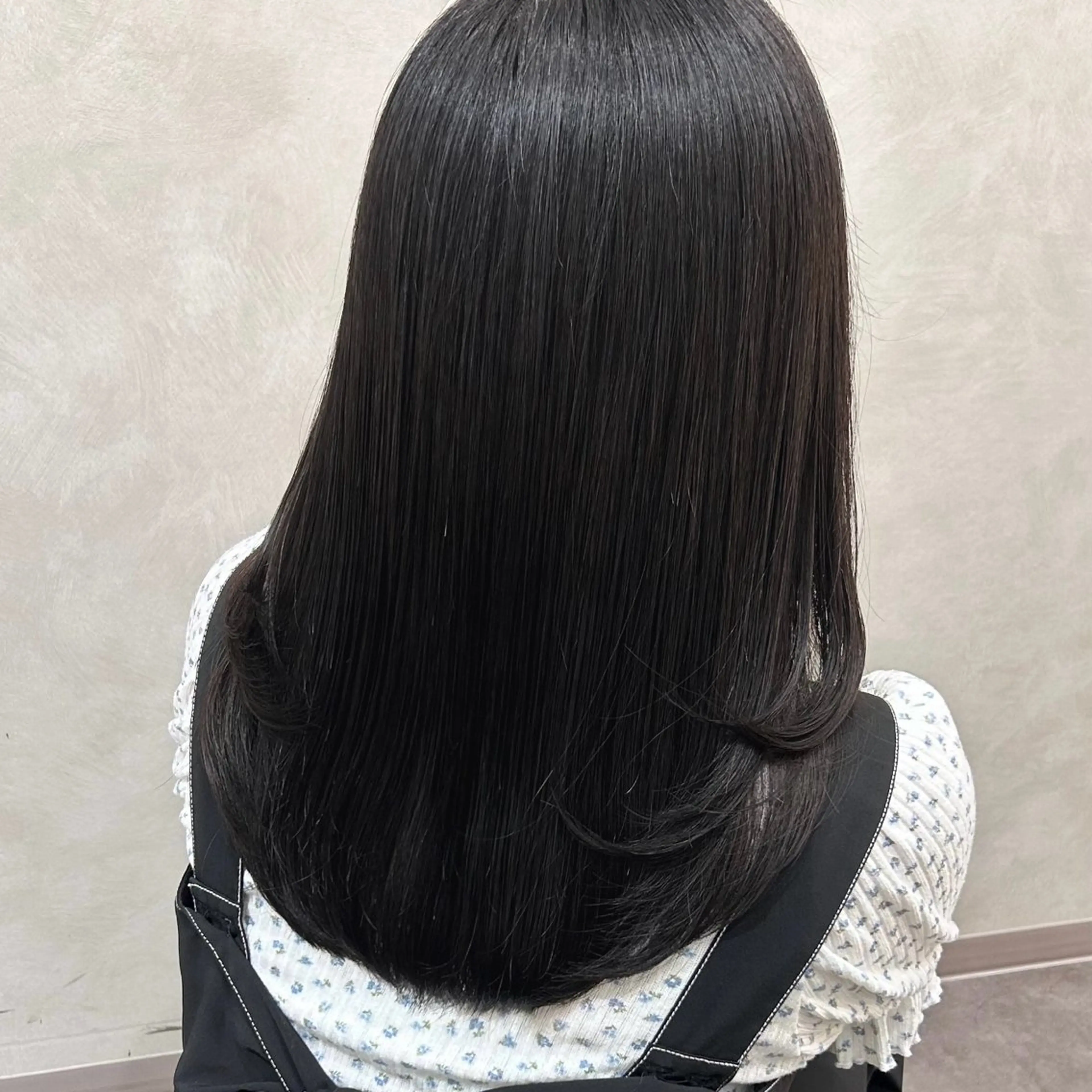 セミロング カラー カット ヘアカラー トリートメント レイヤー/艶カラー/ Natsuho💞のヘアスタイル