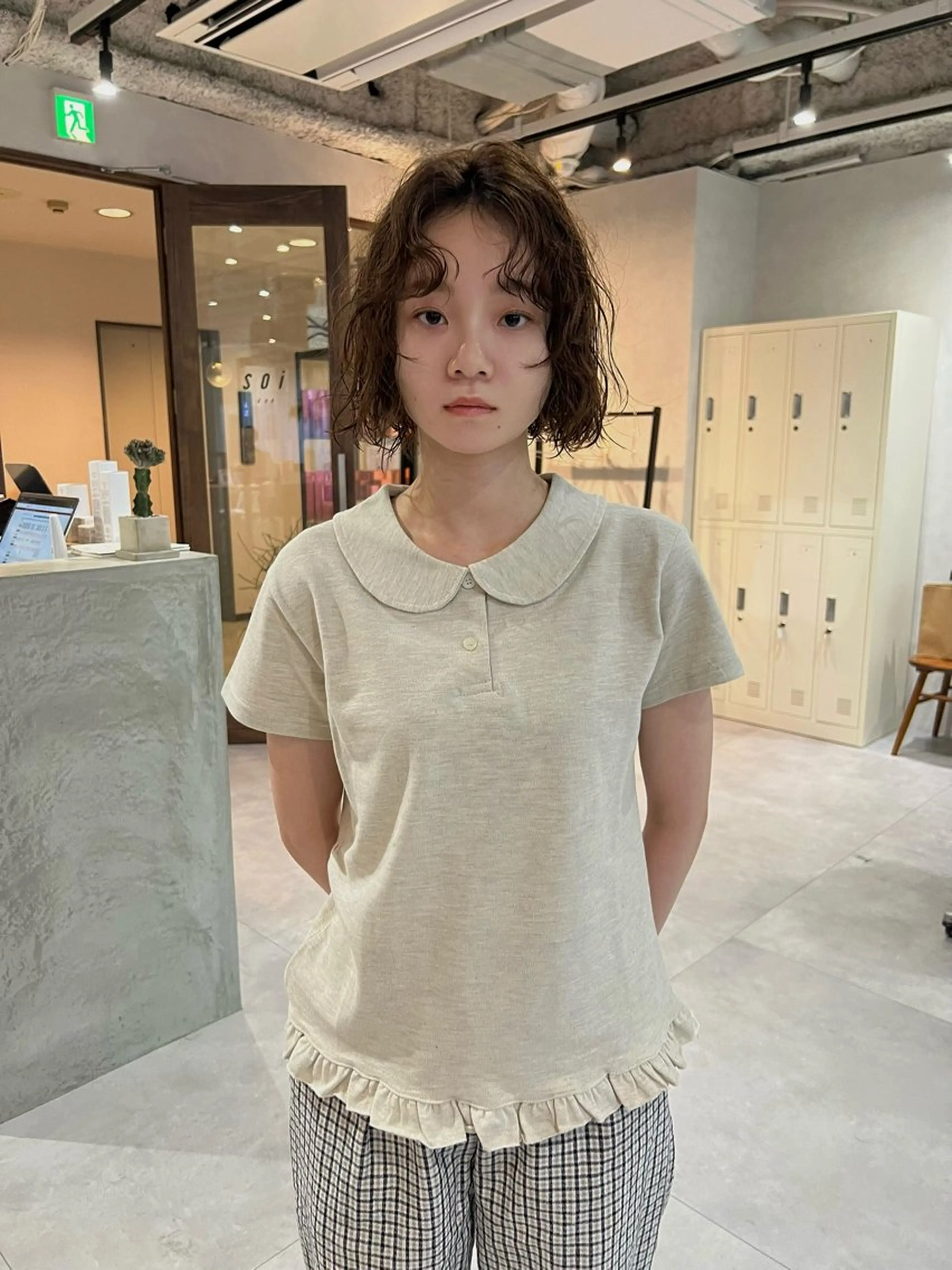 ショート ボブレイヤー ボブ レイヤーカット カット パーマ 🌀デザインパーマ 村中　仁人のヘアスタイル