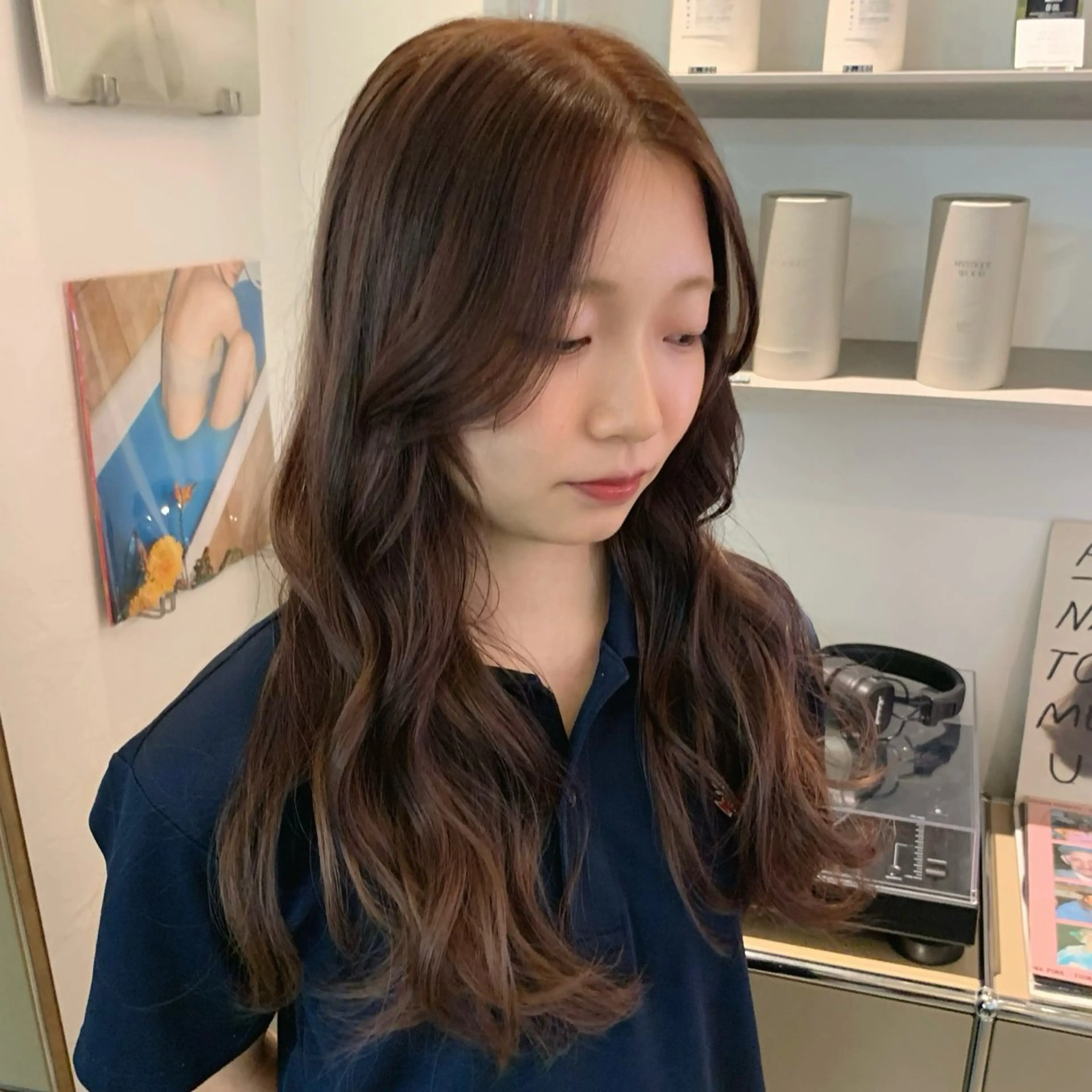 ロング カラー ベージュカラー ヘアカラー MARIKA 透明感 / 韓国ヘア🪄のヘアスタイル