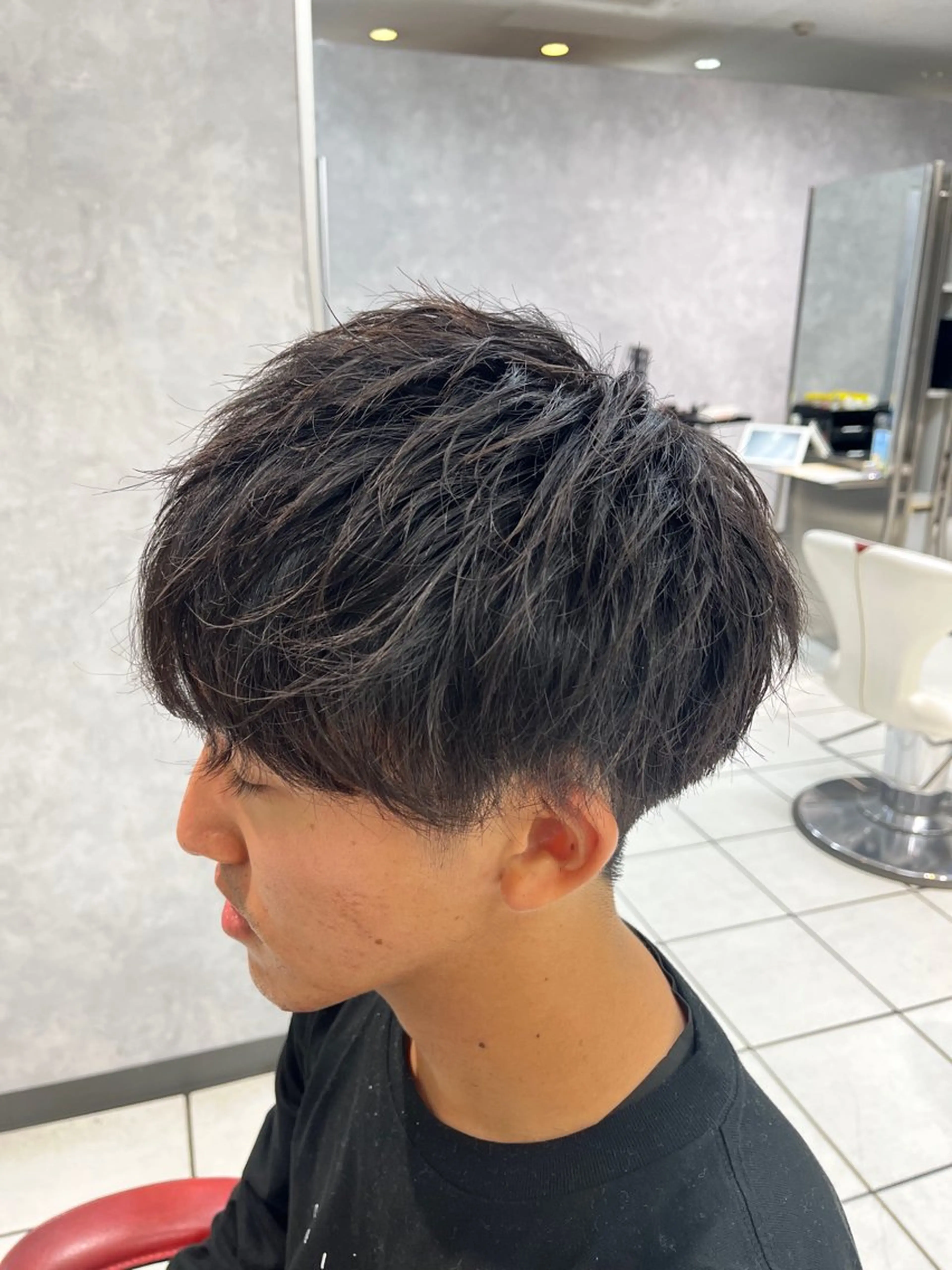 ショート メンズ マッシュ カット トリートメント ヘアセット メンズ特化【平吉蓮】 ひらよしれんのヘアスタイル