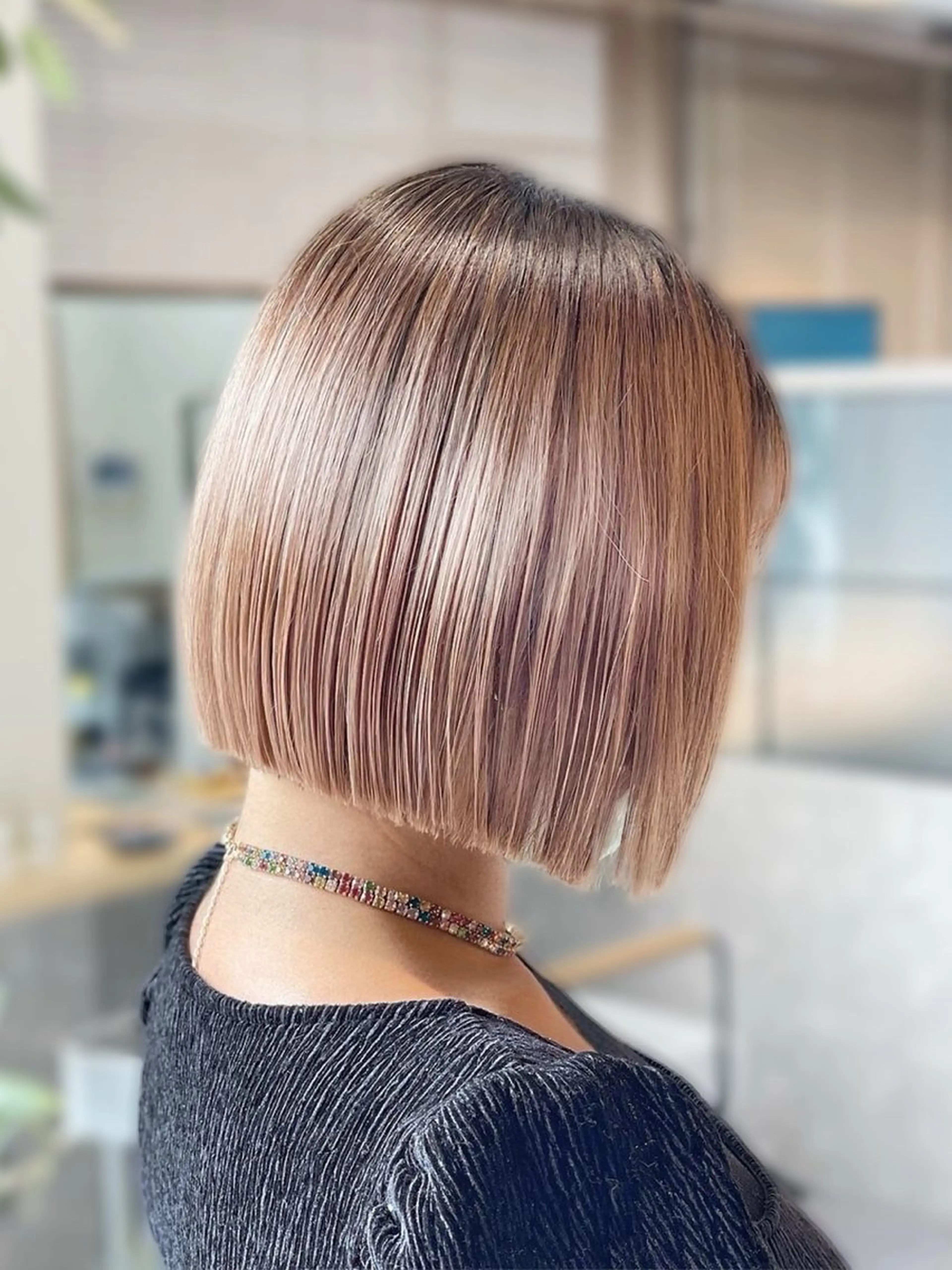 【 外国人風カラー 】minimo限定価格✨ブリーチデザインカラー➕3ステップトリートメントの写真