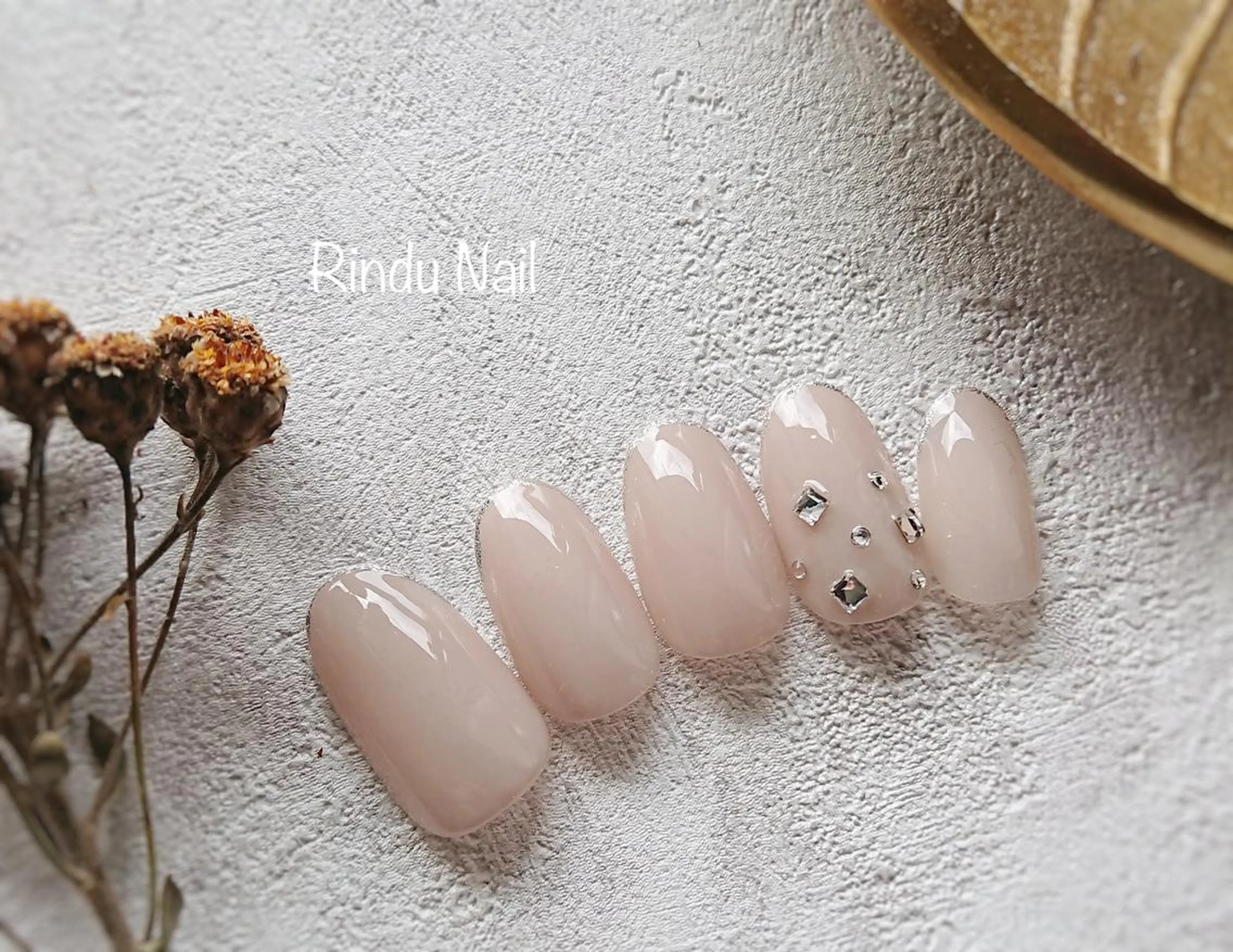 ネイル シンプルネイル Rindu Nail 名駅Jrのネイルデザイン
