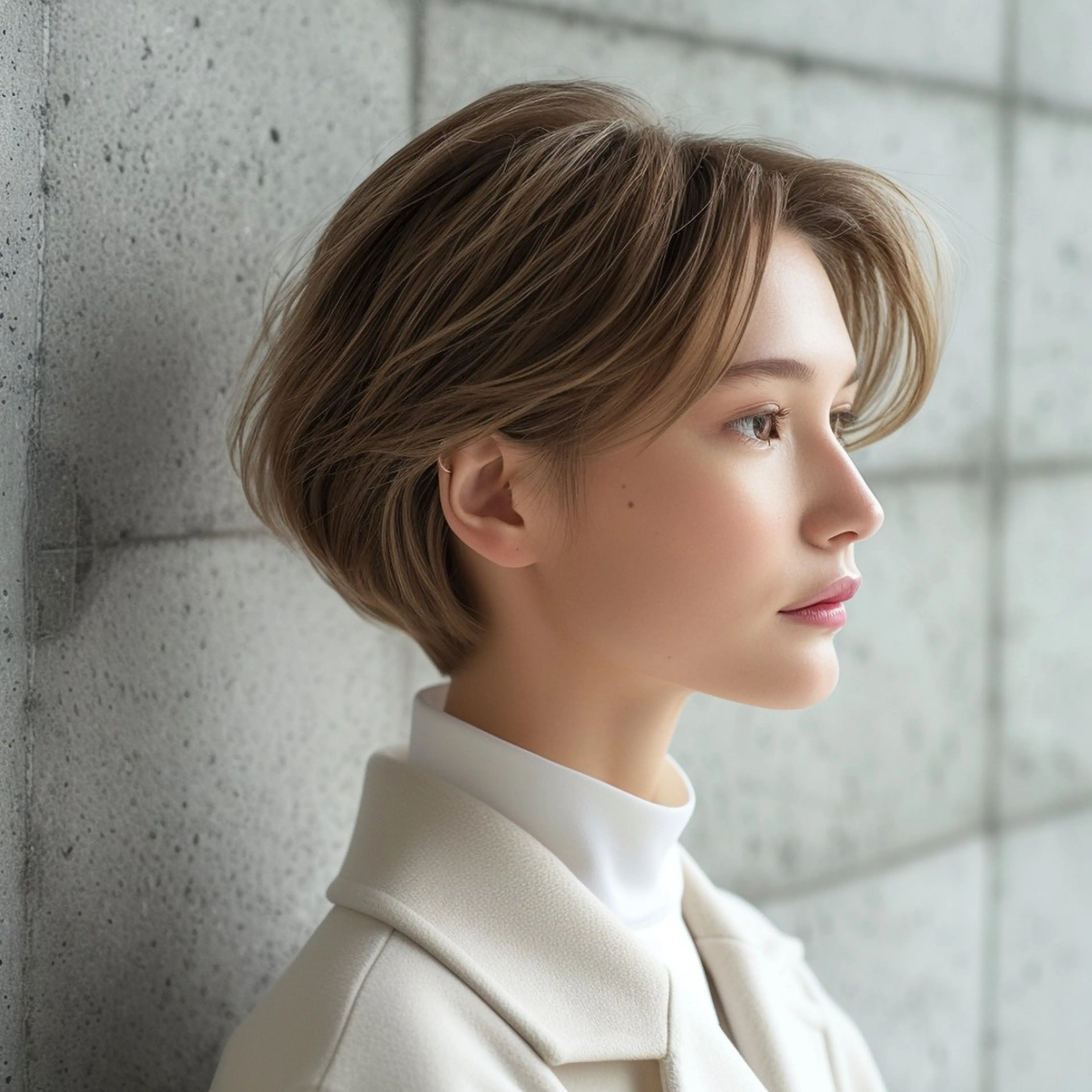 ショート カラー ヘアカラー ザクザクレイヤー 🍀/カラー/小田のヘアスタイル