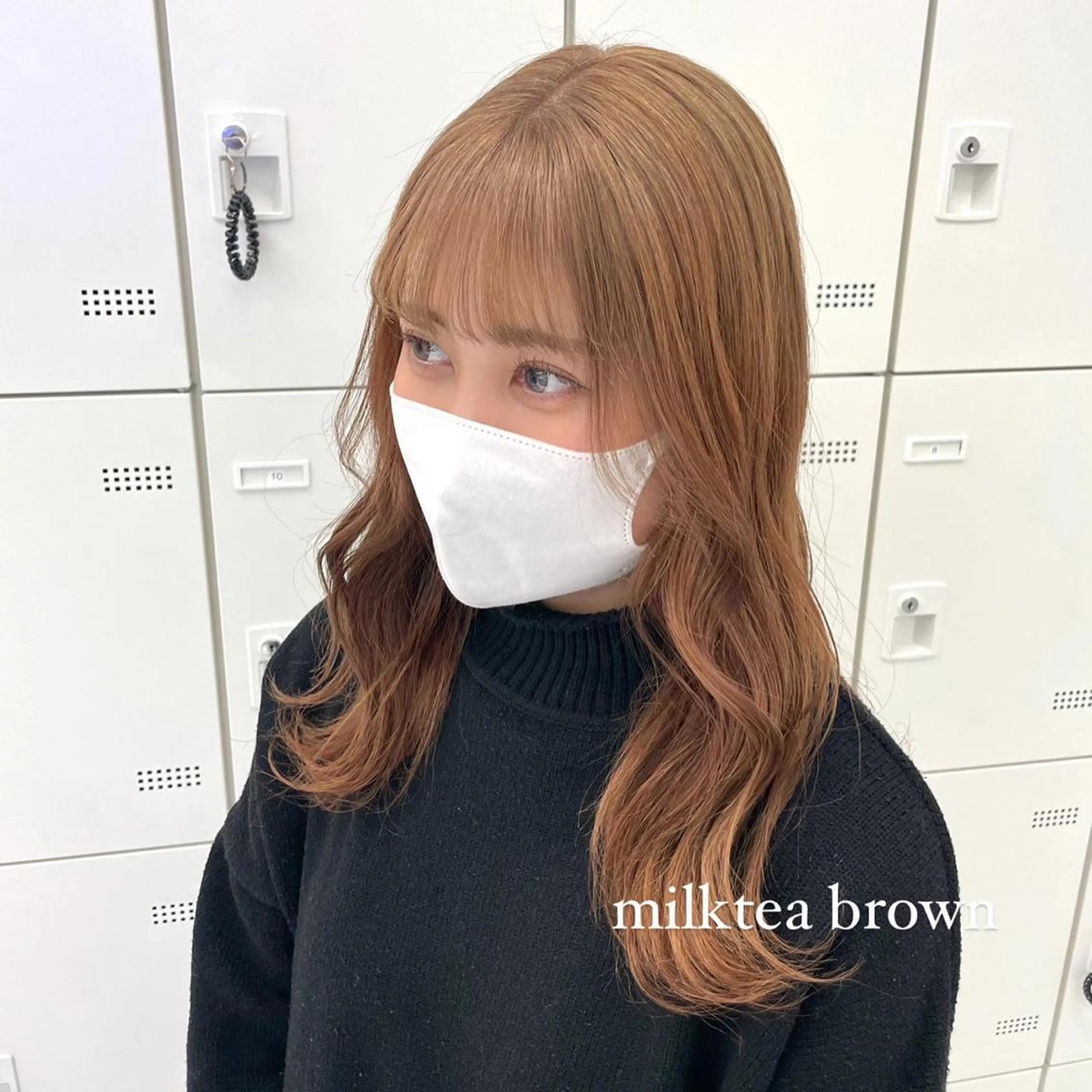 ロング カラー ヘアカラー トリートメント 韓国ヘア🇰🇷🎀 みきのヘアスタイル