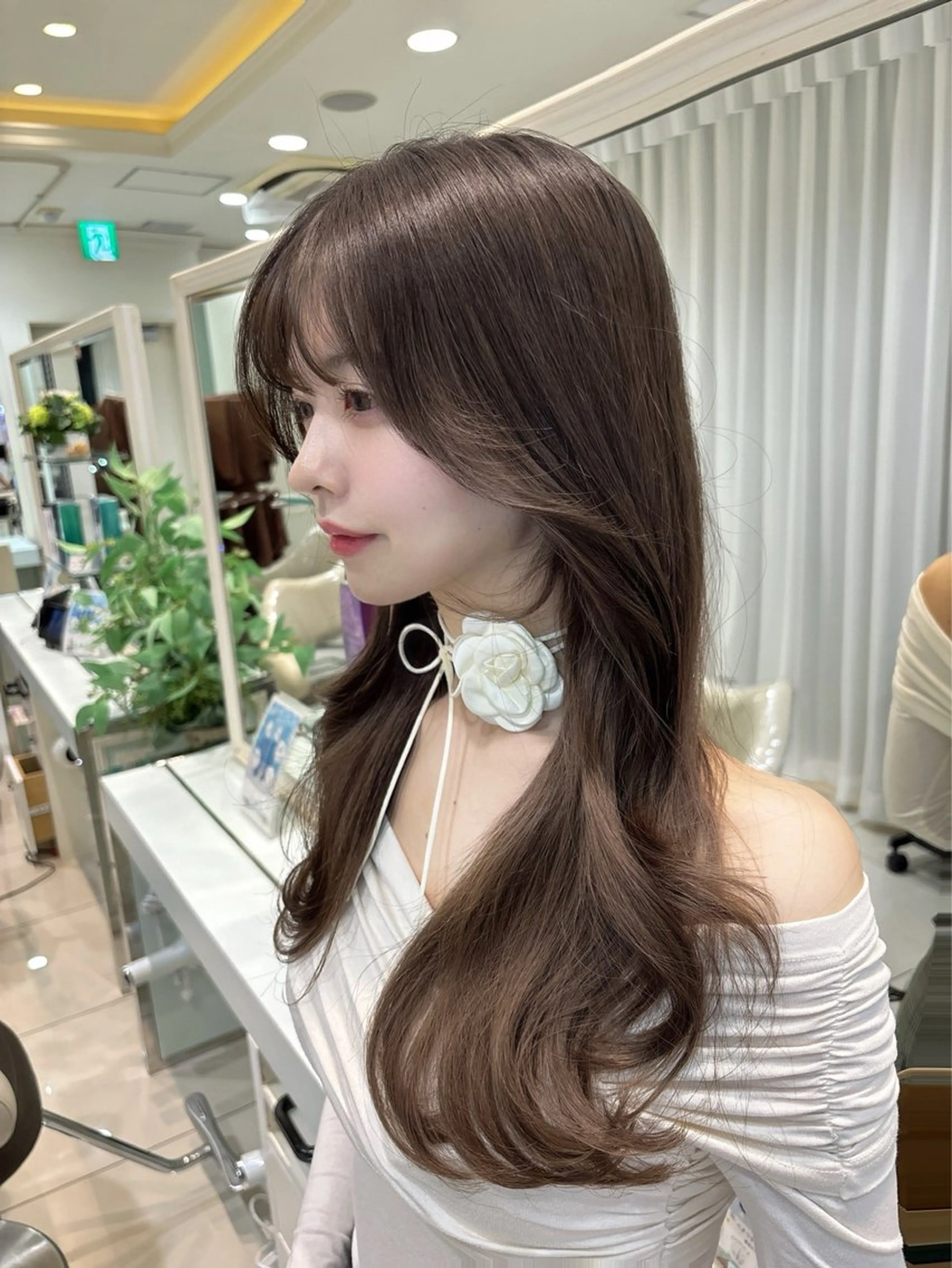 ロング カット ヘアカラー トリートメント 💗ブリーチなし 垢抜け💗徳井はやとのヘアスタイル