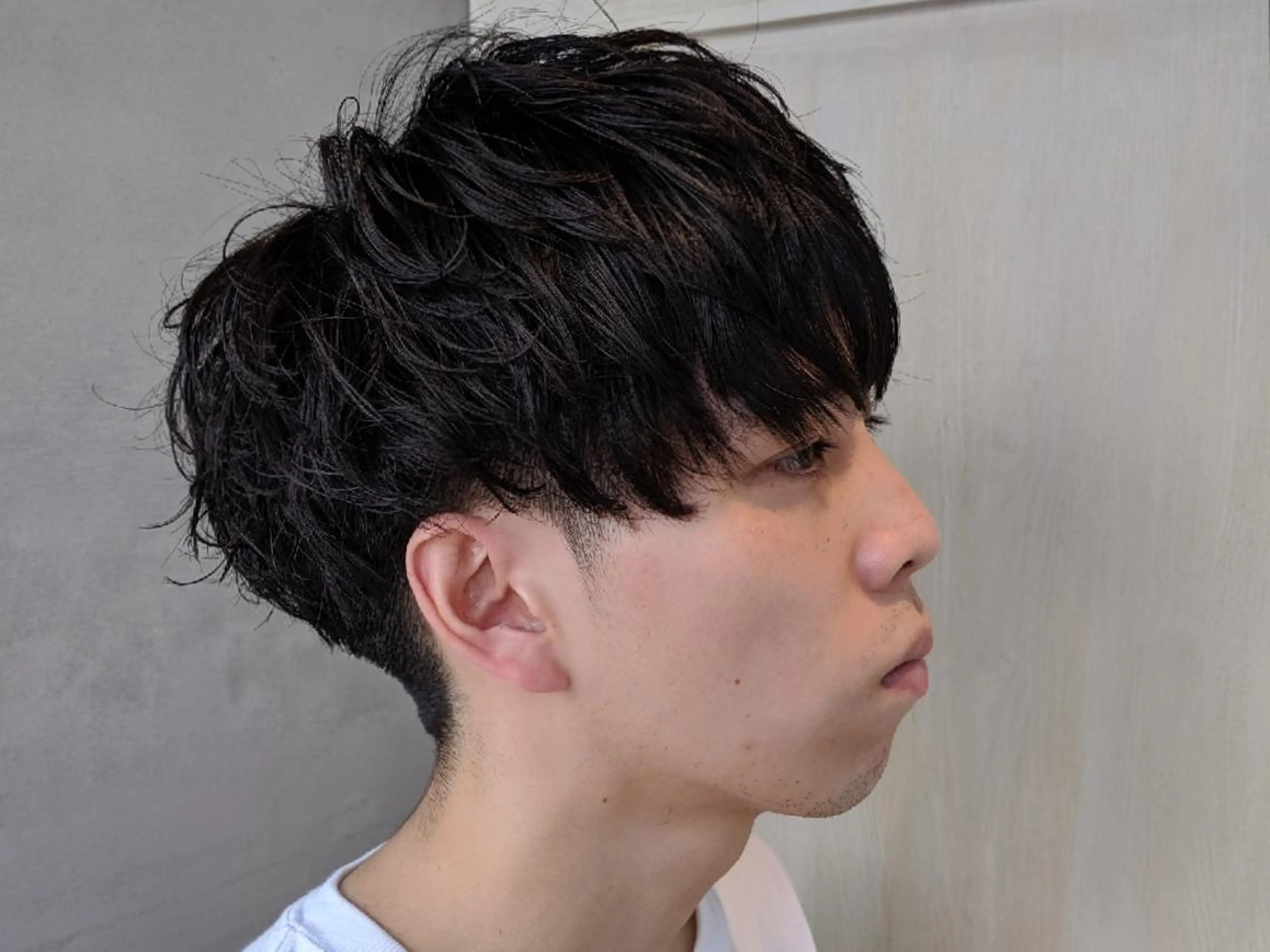 パーマ メンズ マッシュ メンズパーマ 刈り上げ ニュアンスパーマ Belo Hair Life所属・メンズ専門/堺東/ 半個室/長谷川将也の眉毛・アイブロウイメージ