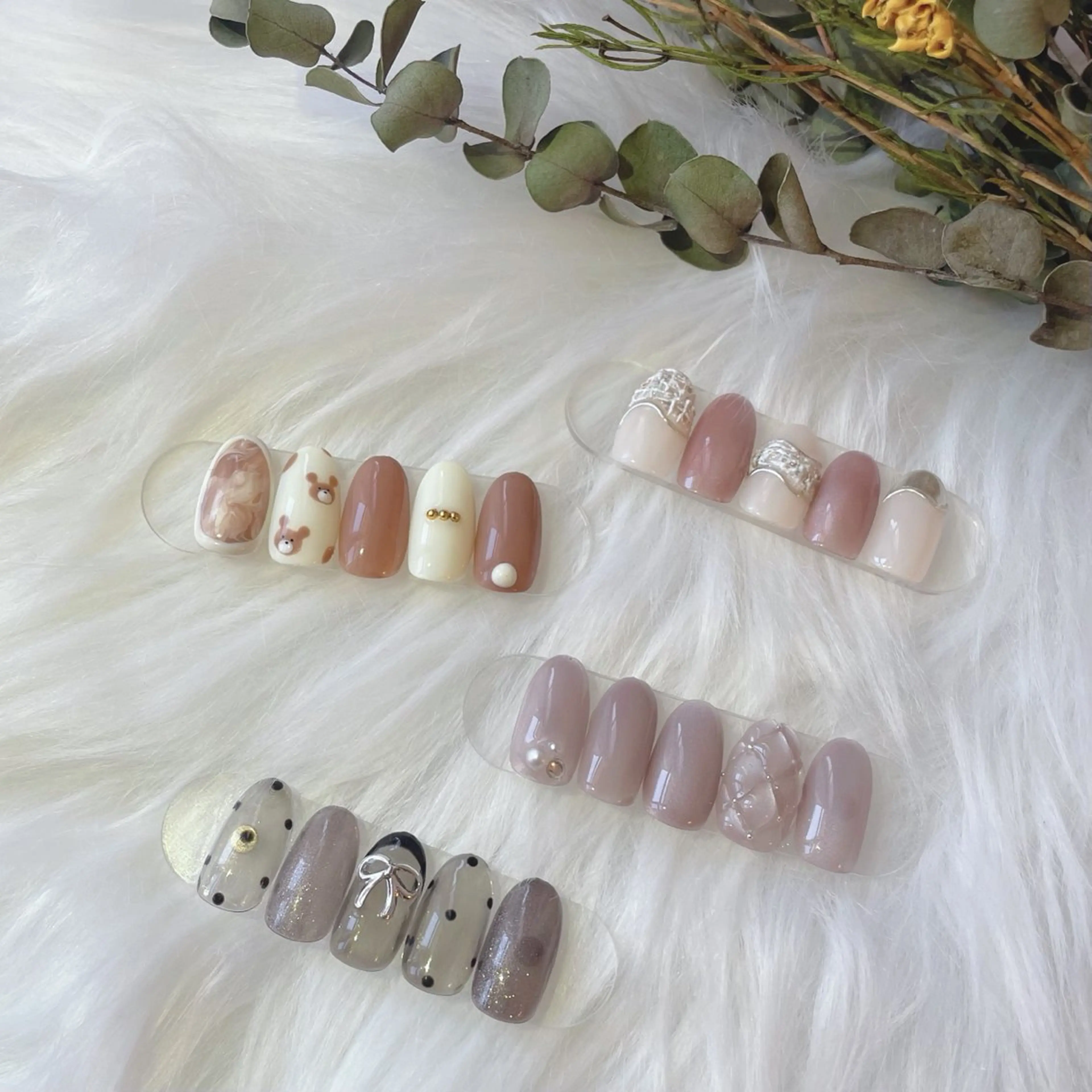 ネイル ブルー フレンチネイル キラキラネイル マグネットネイル ニュアンスネイル ハンドネイル timtam --sakiのネイルデザイン