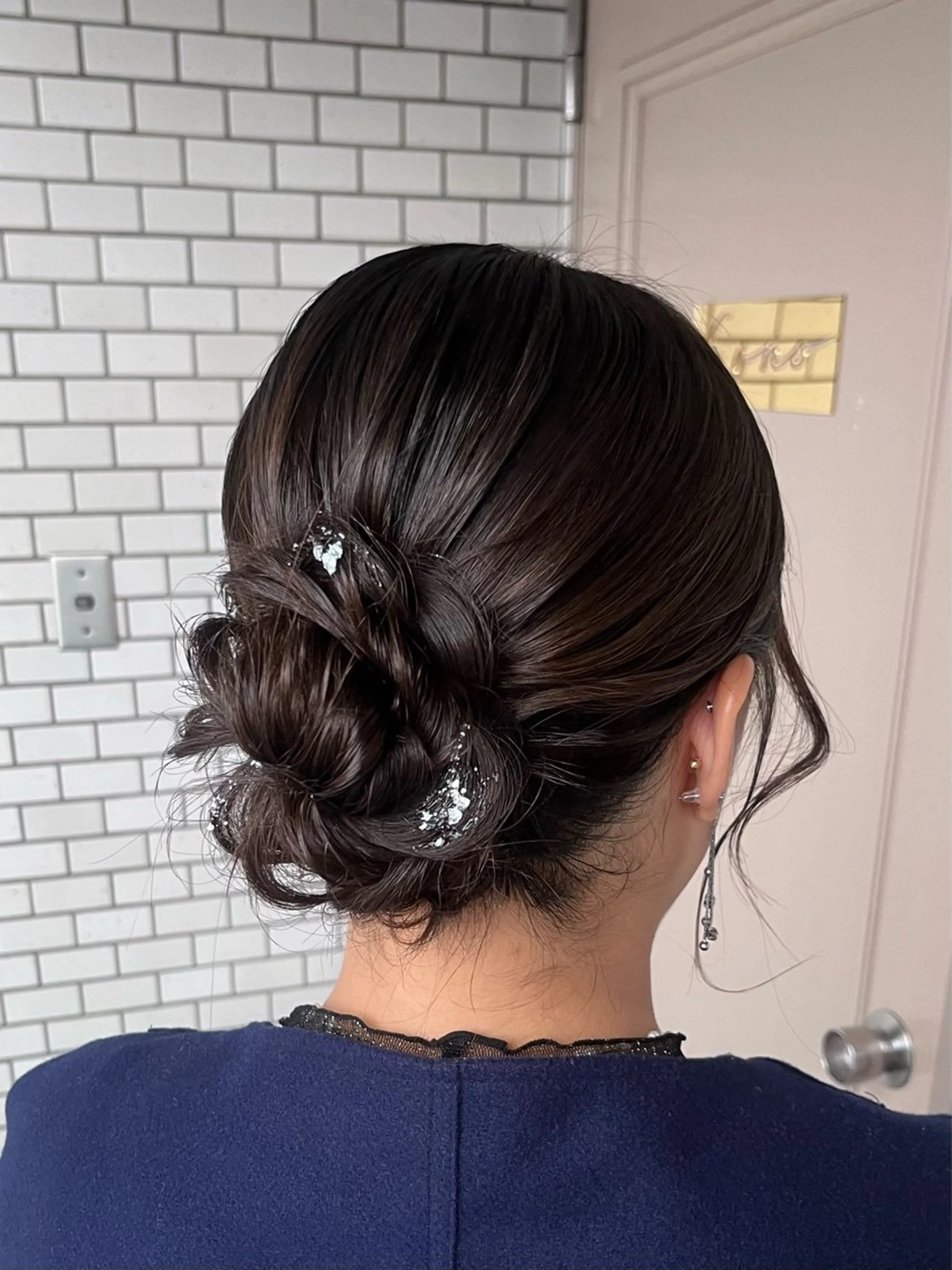 ヘアアレンジ ヘアセット 参列 ✽ 推し活ヘア 💕ゆり🐈🐾のヘアスタイル