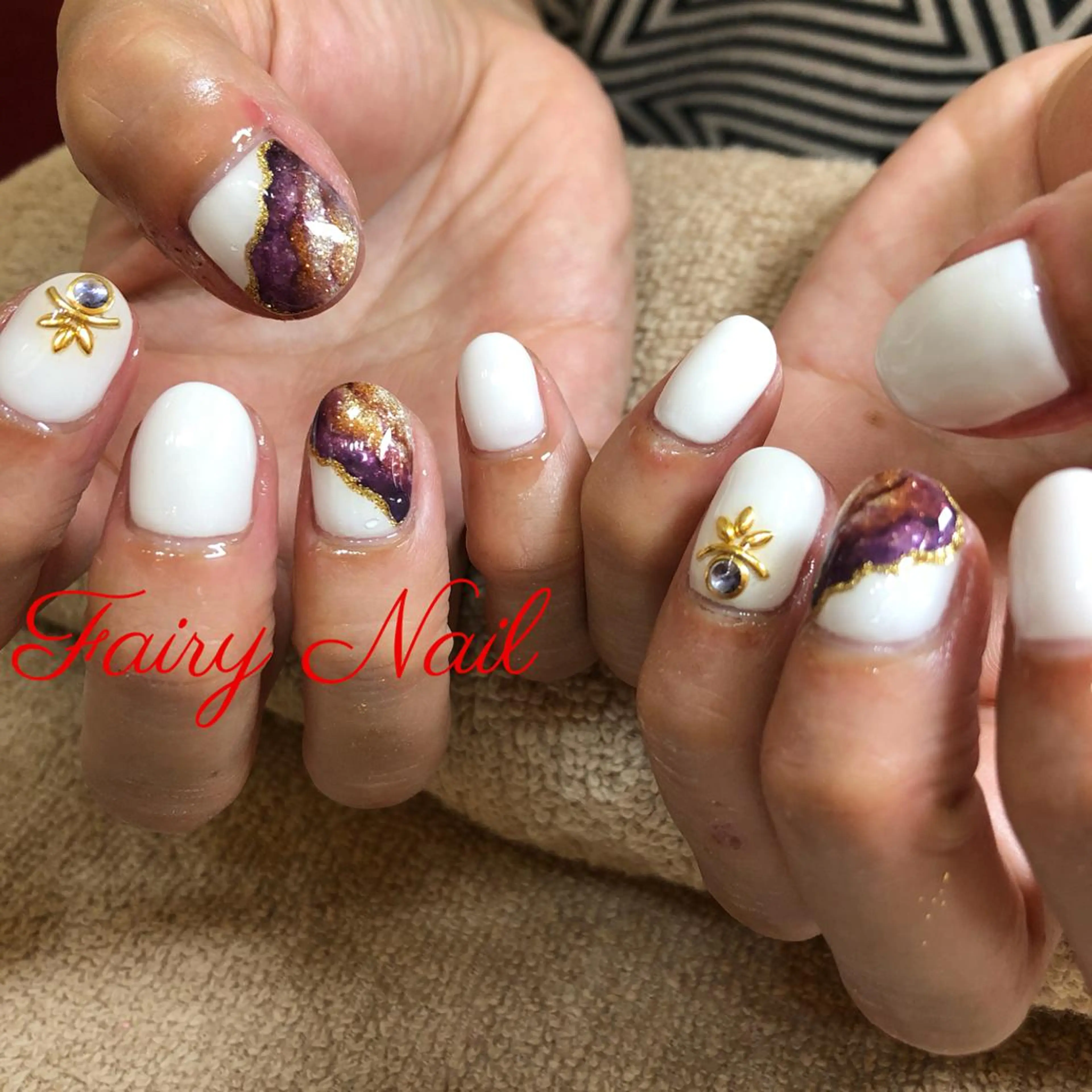 ネイル ホワイト Fairy Nail所属・Fairy nailのネイルデザイン