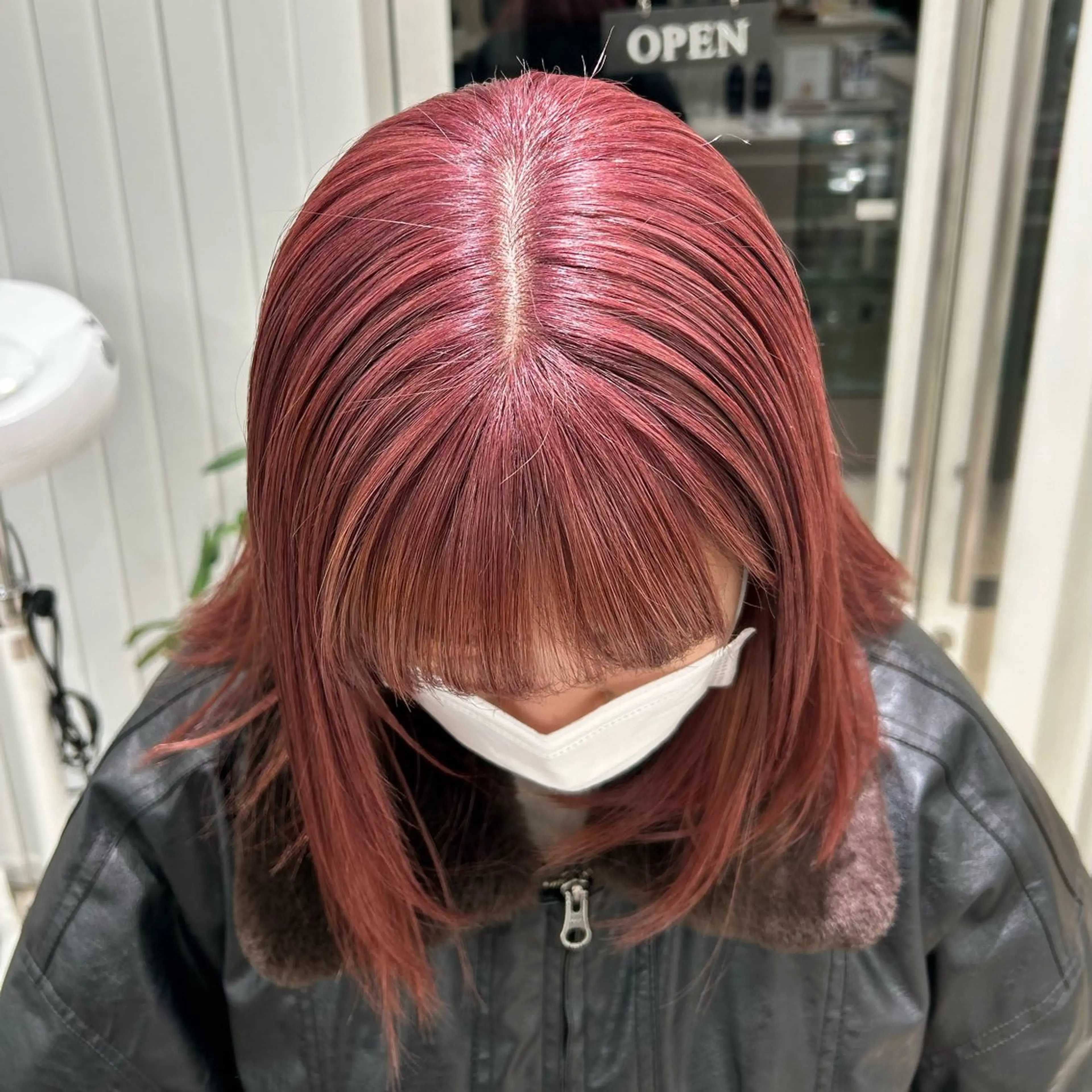 ミディアム カラー ピンクカラー ヘアカラー トリートメント 透明感/明るめ ヘア/kazui🐈のヘアスタイル
