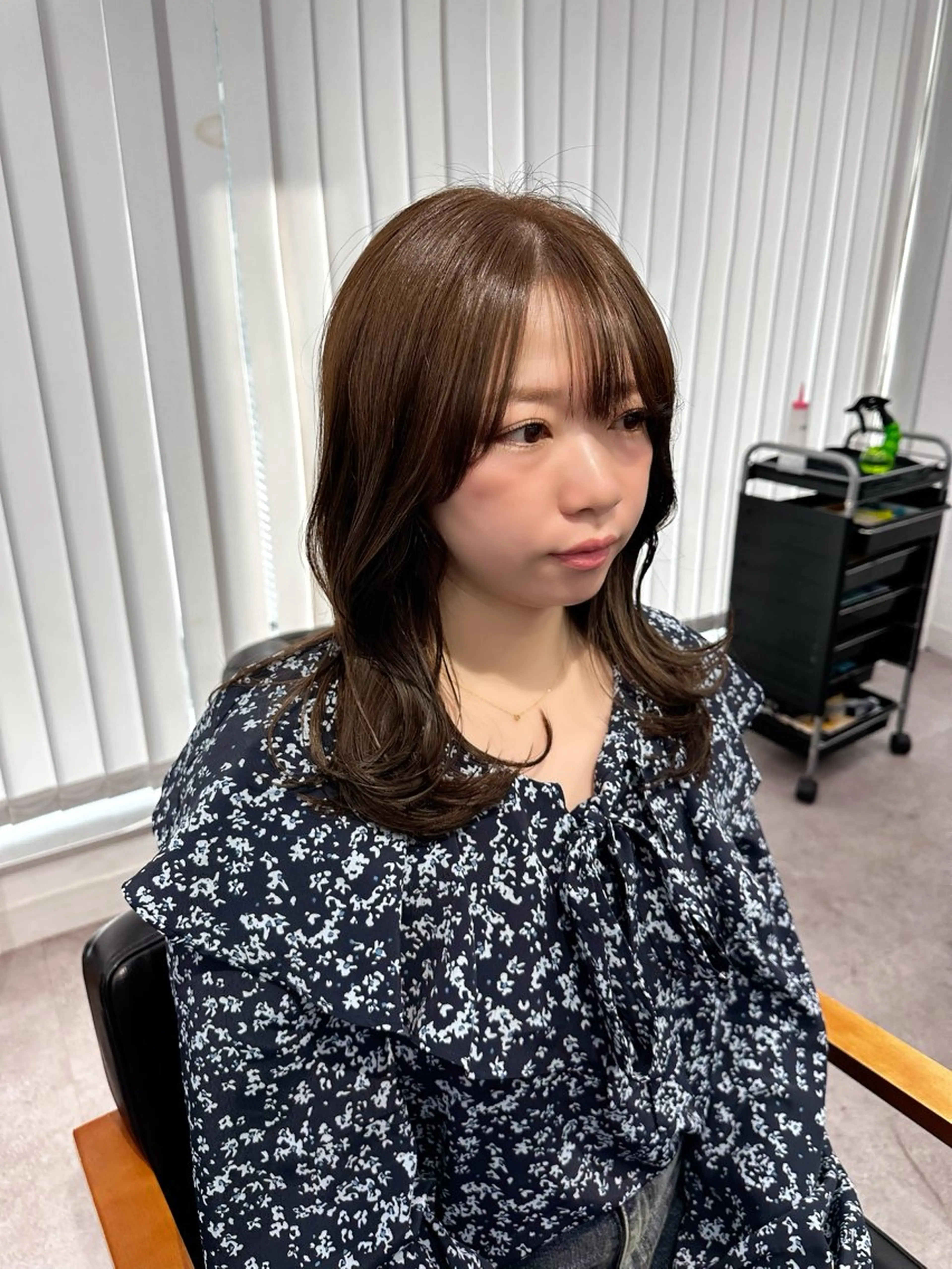 ミディアム カラー パーマ ヘアアレンジ メンズ キッズ カット ヘアカラー 似合わせレイヤー 🌿JUNのヘアスタイル