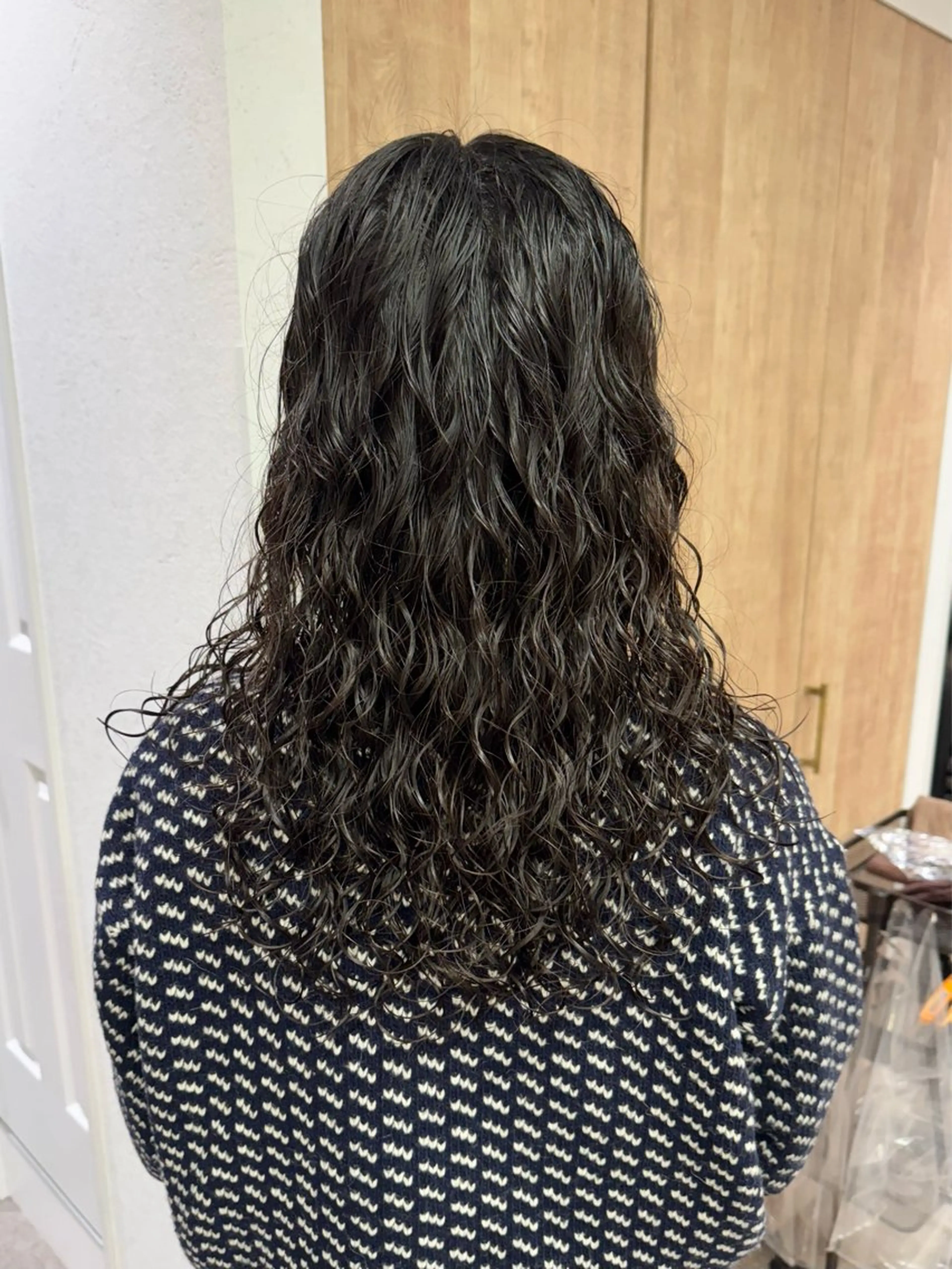 ロング パーマ ヘアカラー パーマ 艶カラーヘアアレンジ 縮毛矯正🍓ひふみのヘアスタイル