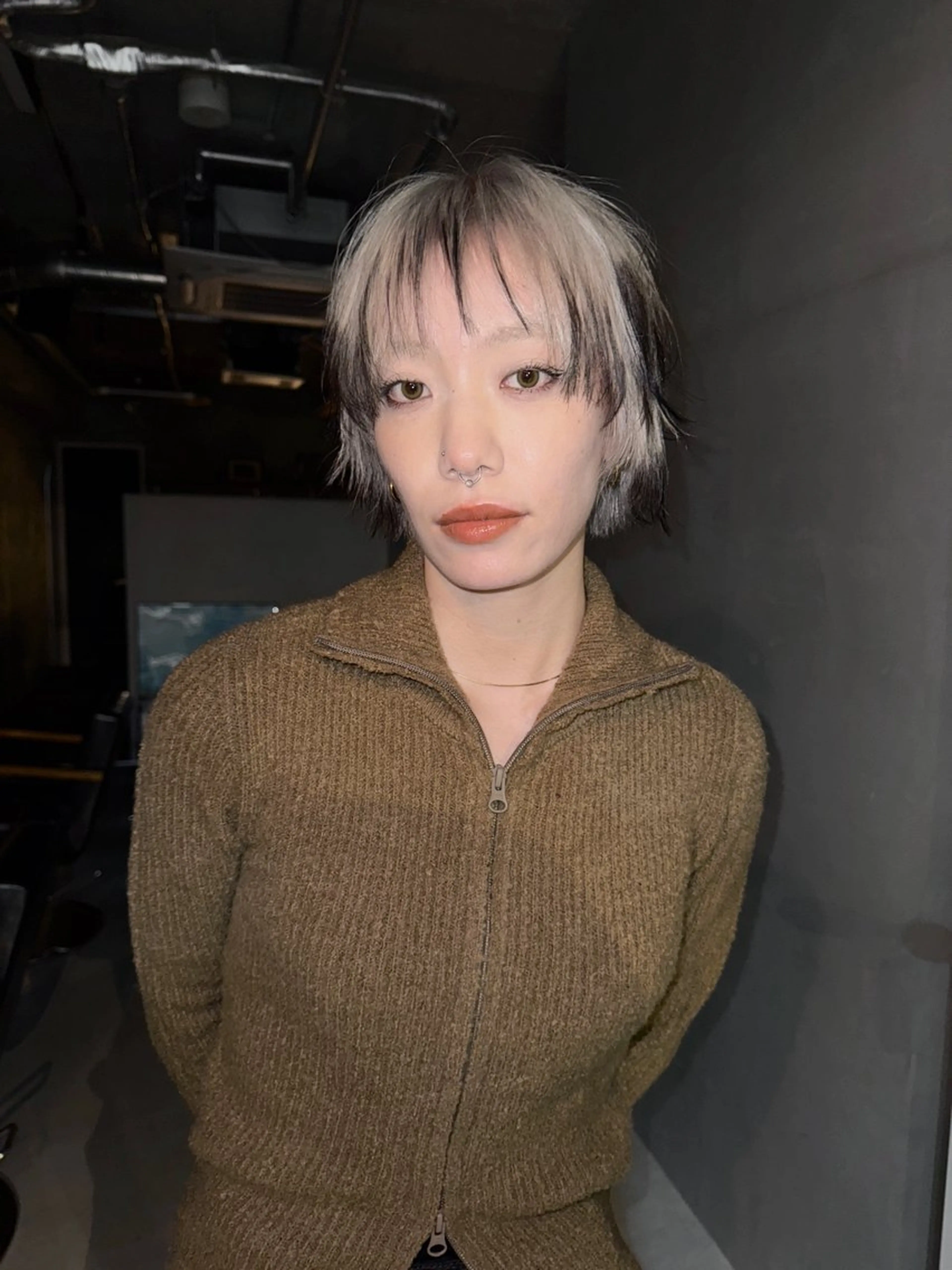 ショート ボブ 顔周りカット カット ヘアカラー 鎌田健/ボブ/ カラー/パーマのヘアスタイル