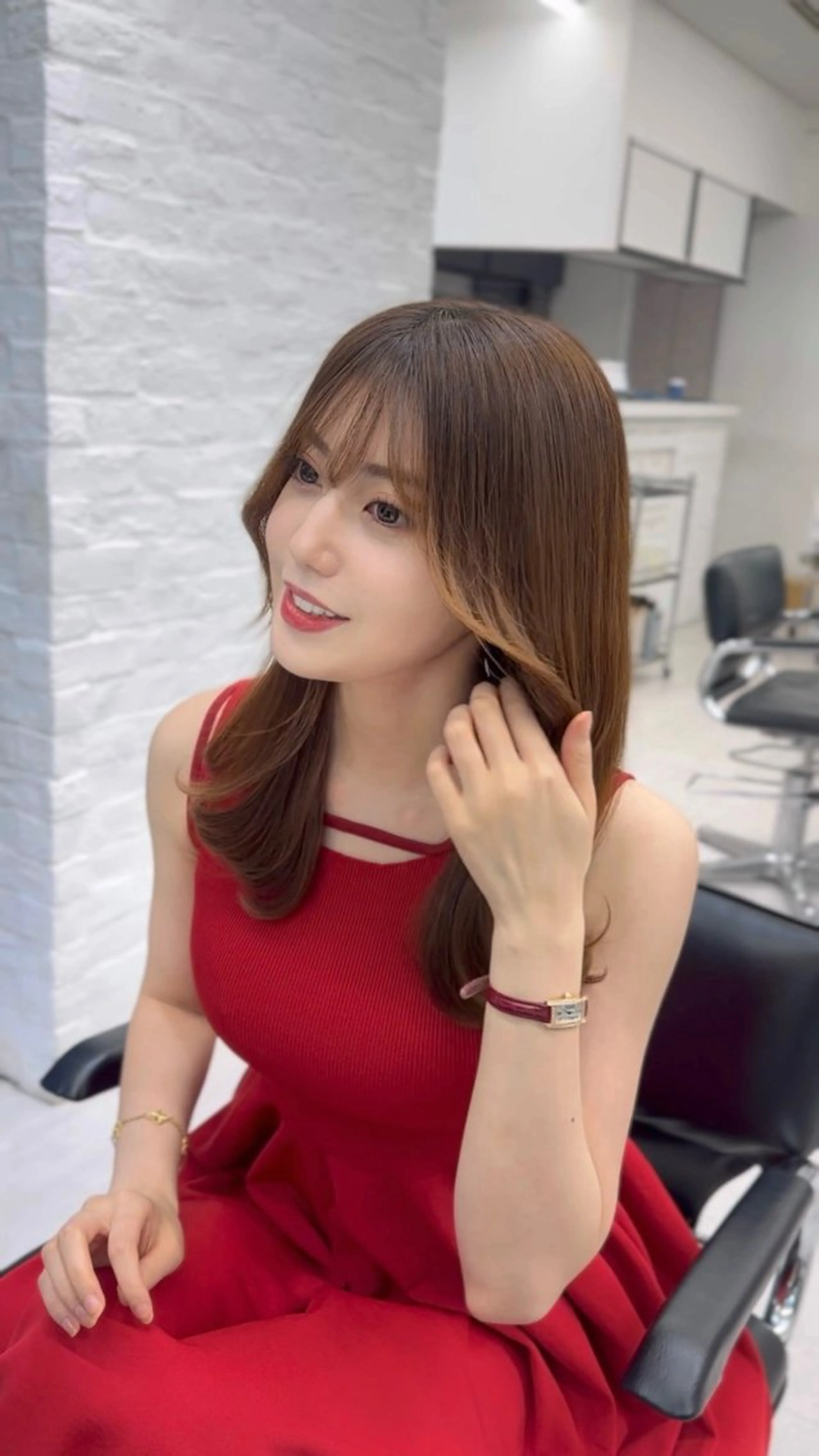 セミロング カラー パーマ ヘアアレンジ メンズ 韓国ヘア×顔まわり 🇰🇷和知拓郎のヘアスタイル