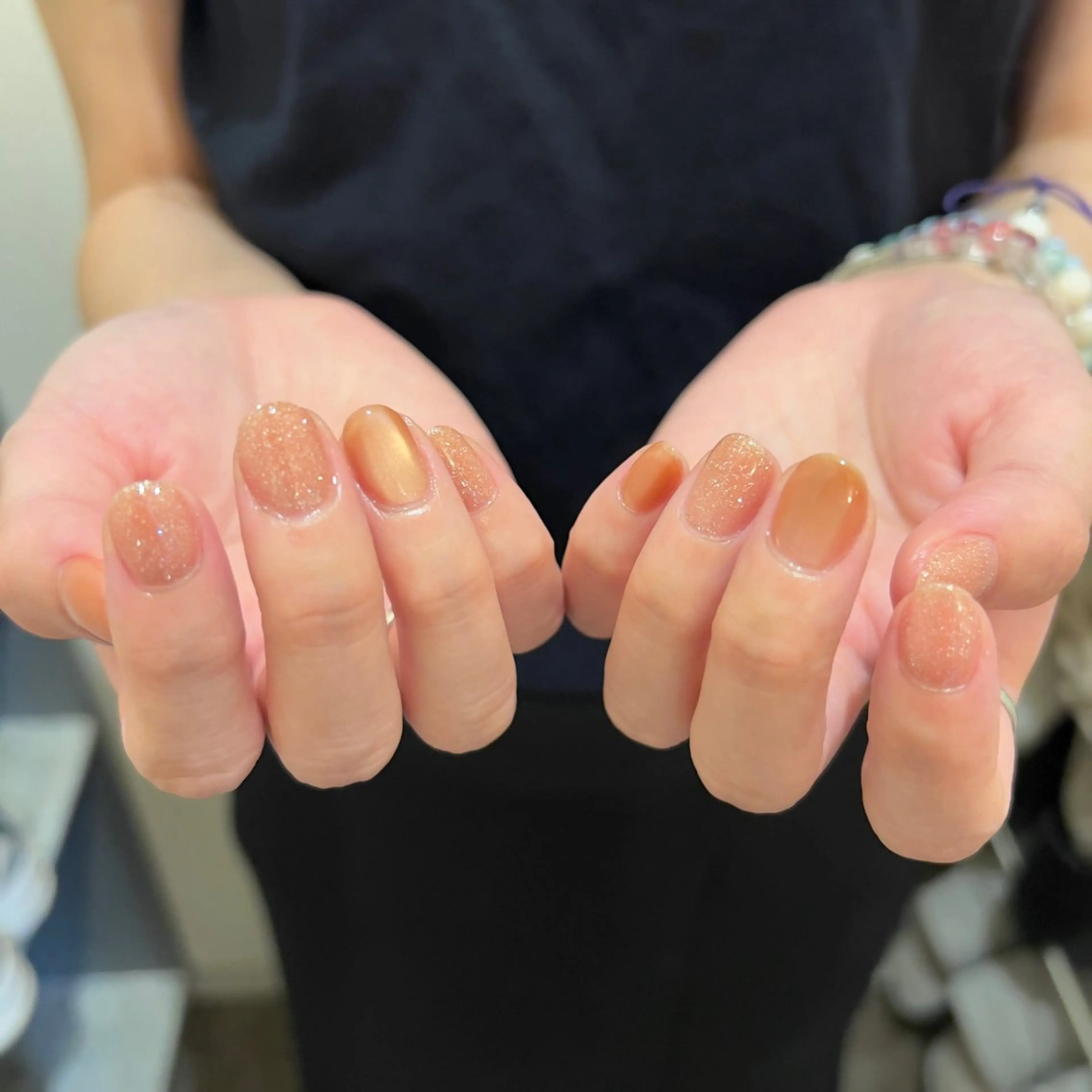 ネイル フラッシュネイル マグネットネイル urun eriのネイルデザイン