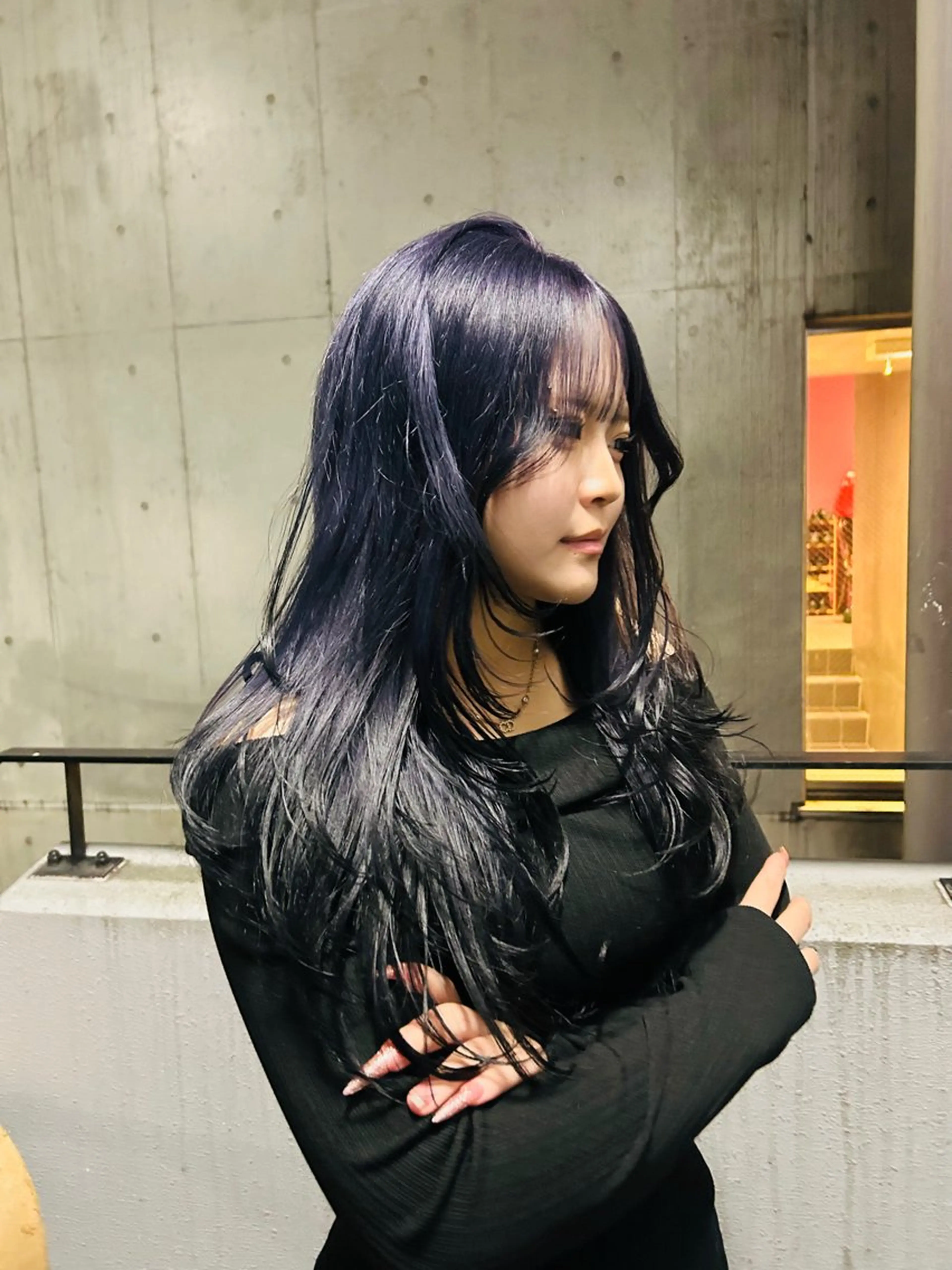 ロング カラー ヘアカラー エフェクトブリーチ／ レイヤーカット／翔のヘアスタイル