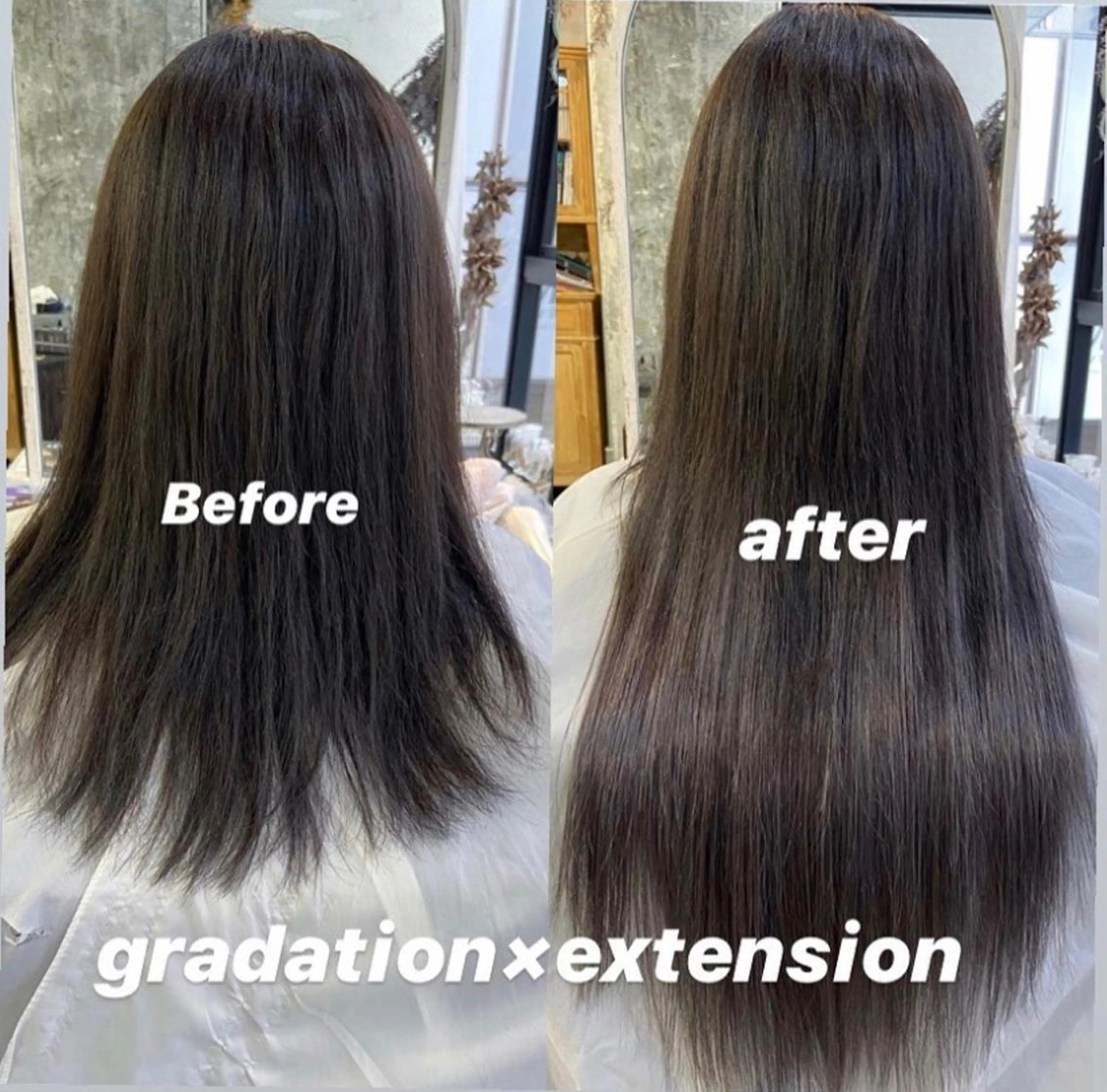 ミディアム カラー エクステ カット ヘアカラー トリートメント エクステ 松尾太樹 【pia】福岡美容室のヘアスタイル