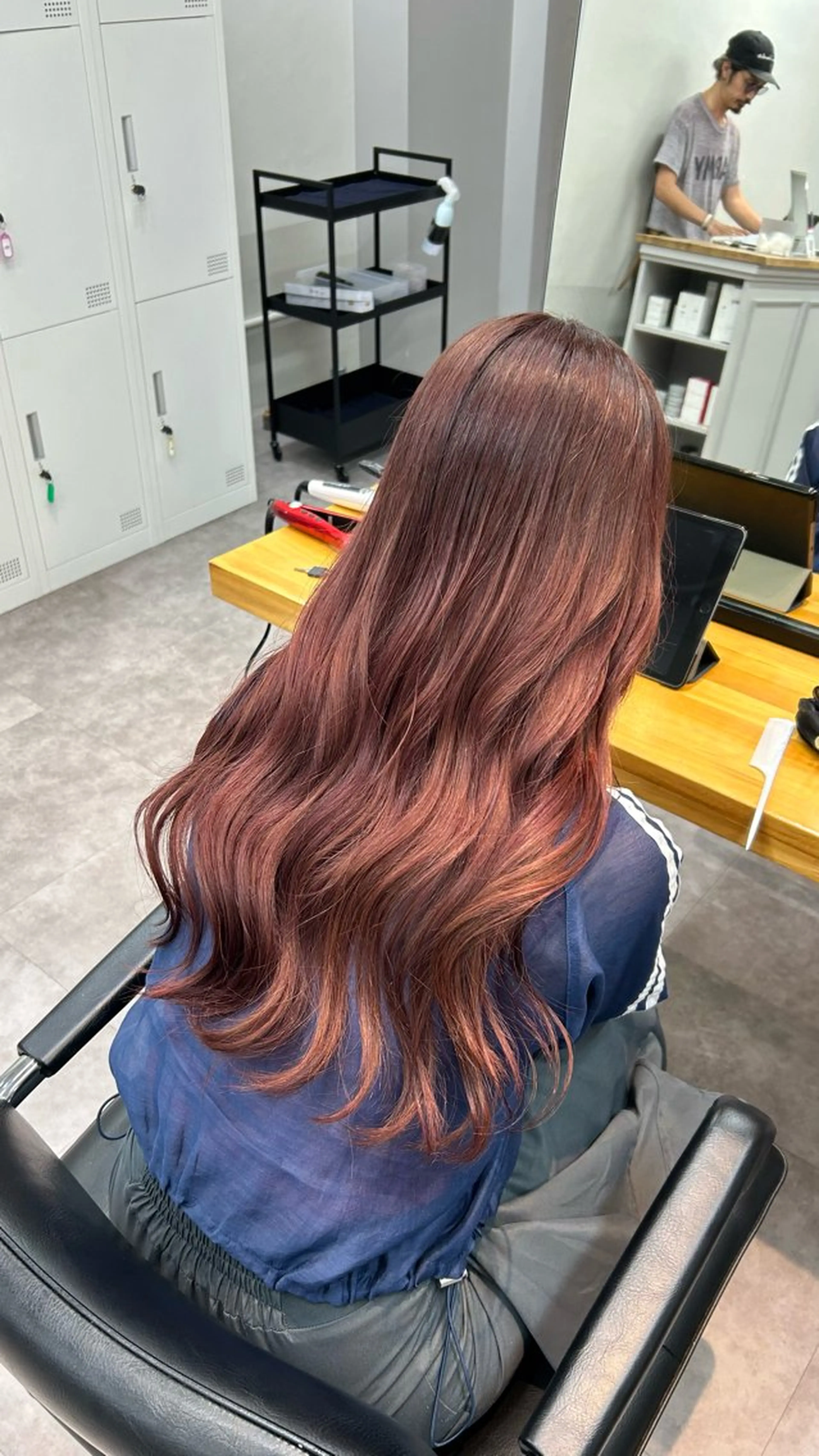 ロング ヘアカラー ヘアセット 池袋🫧mio🫧 透明感カラー🫧のヘアスタイル