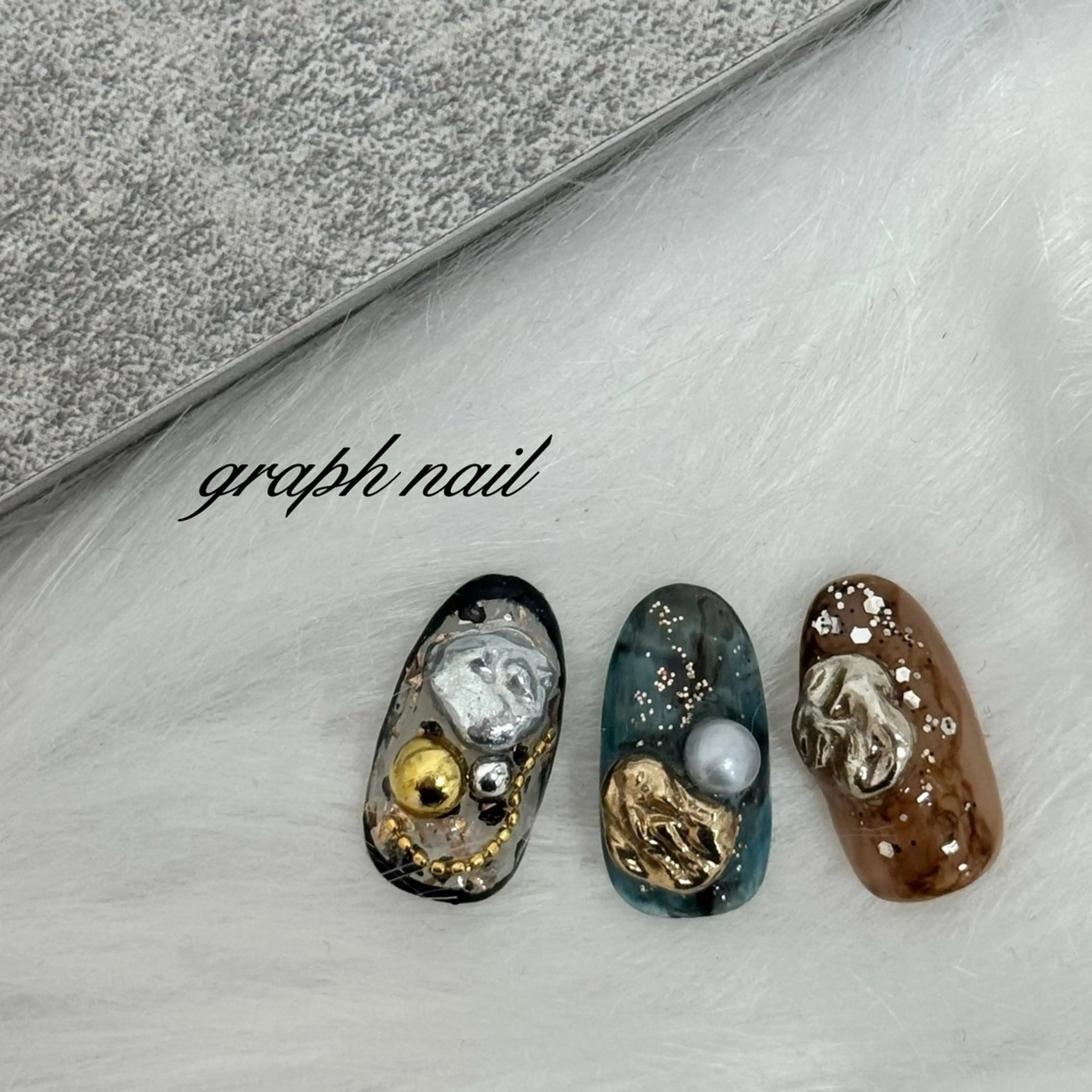 ネイル ハンドネイル graph nail【グラフ ネイル】所属・graphnail‪ ‪‪❤︎‬manaのネイルデザイン