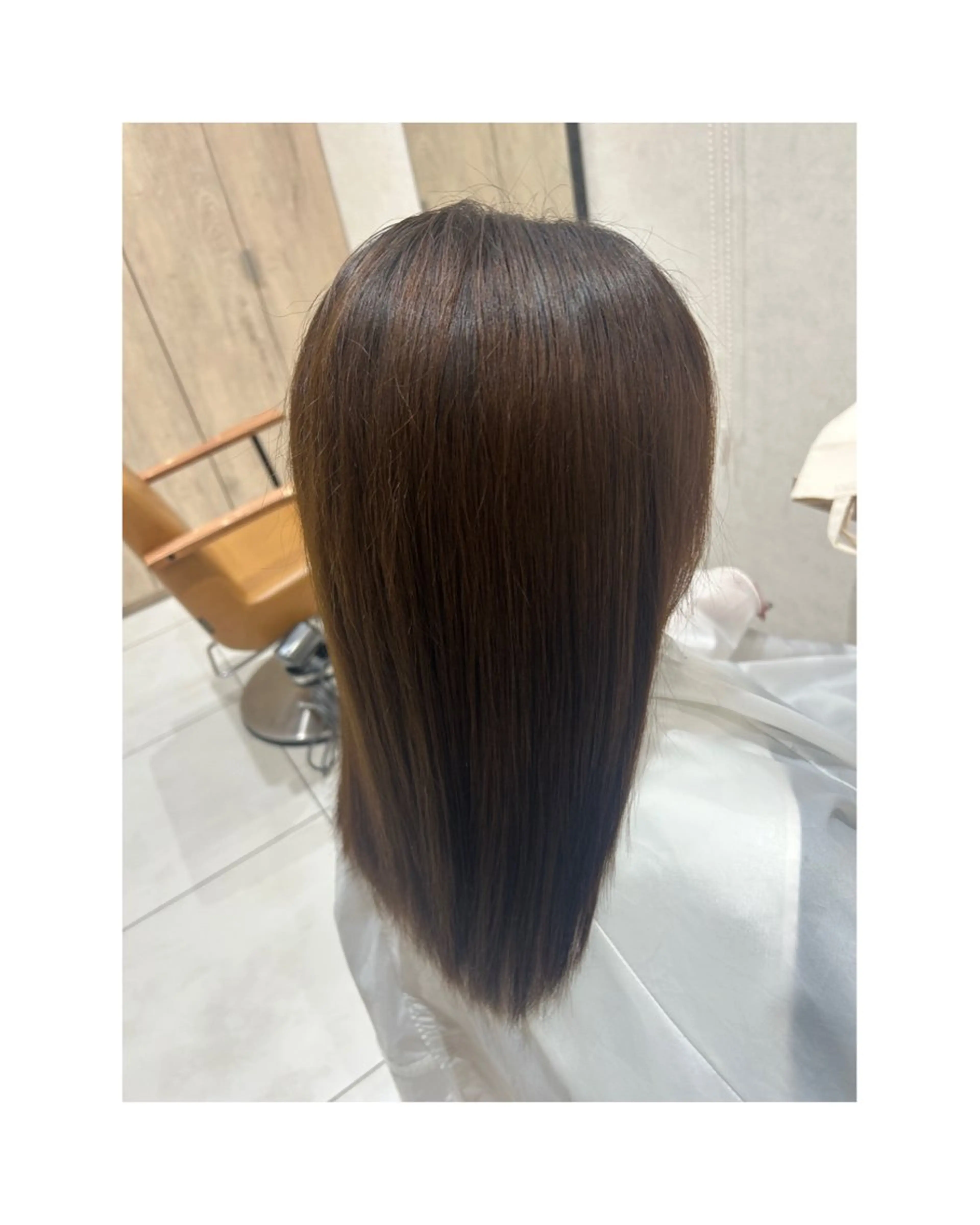 ミディアム パーマ 縮毛矯正 Honoka✨️ 縮毛矯正モデル募集中のヘアスタイル
