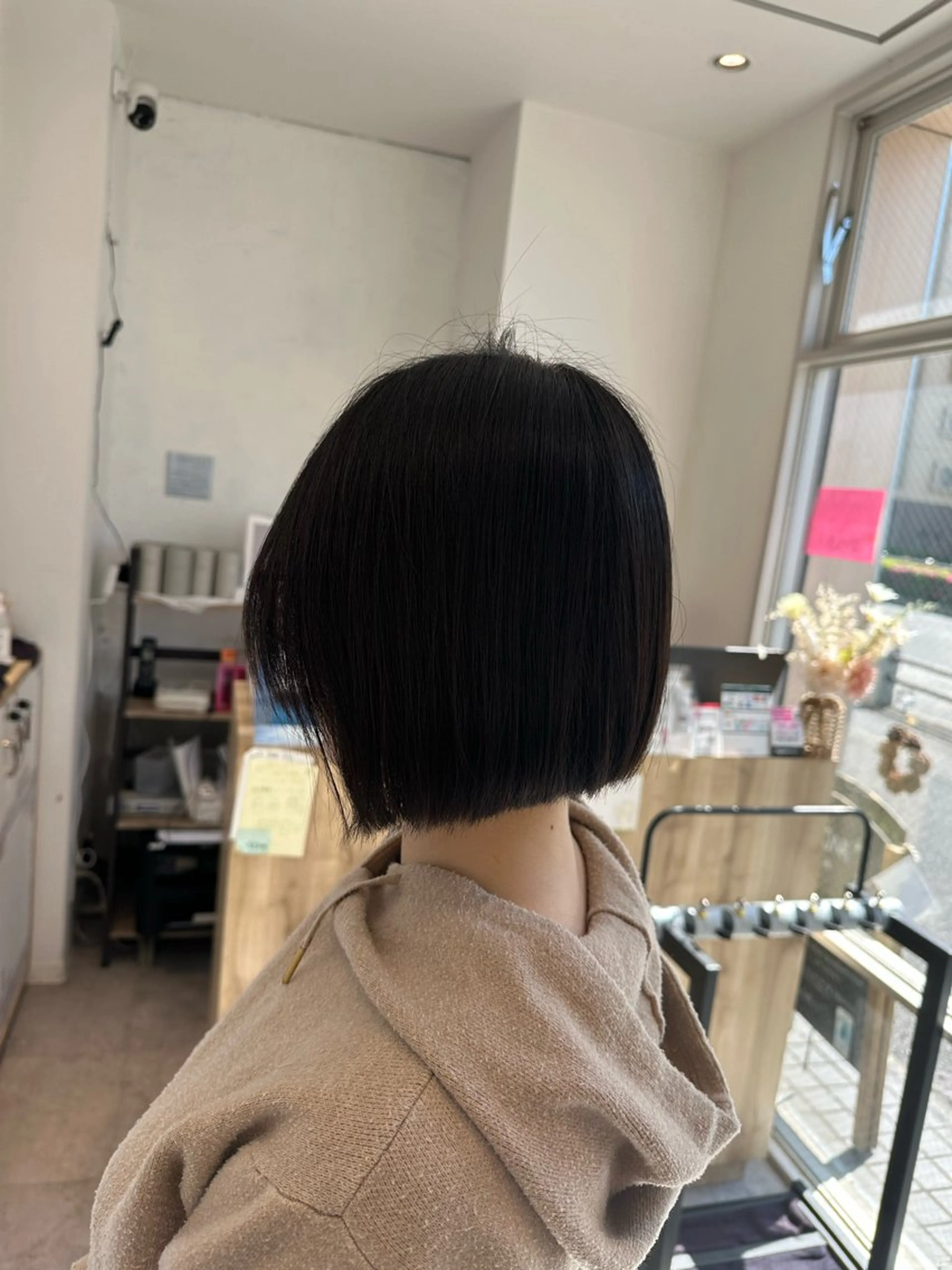 ショート ボブ 柴崎 悠乃のヘアスタイル
