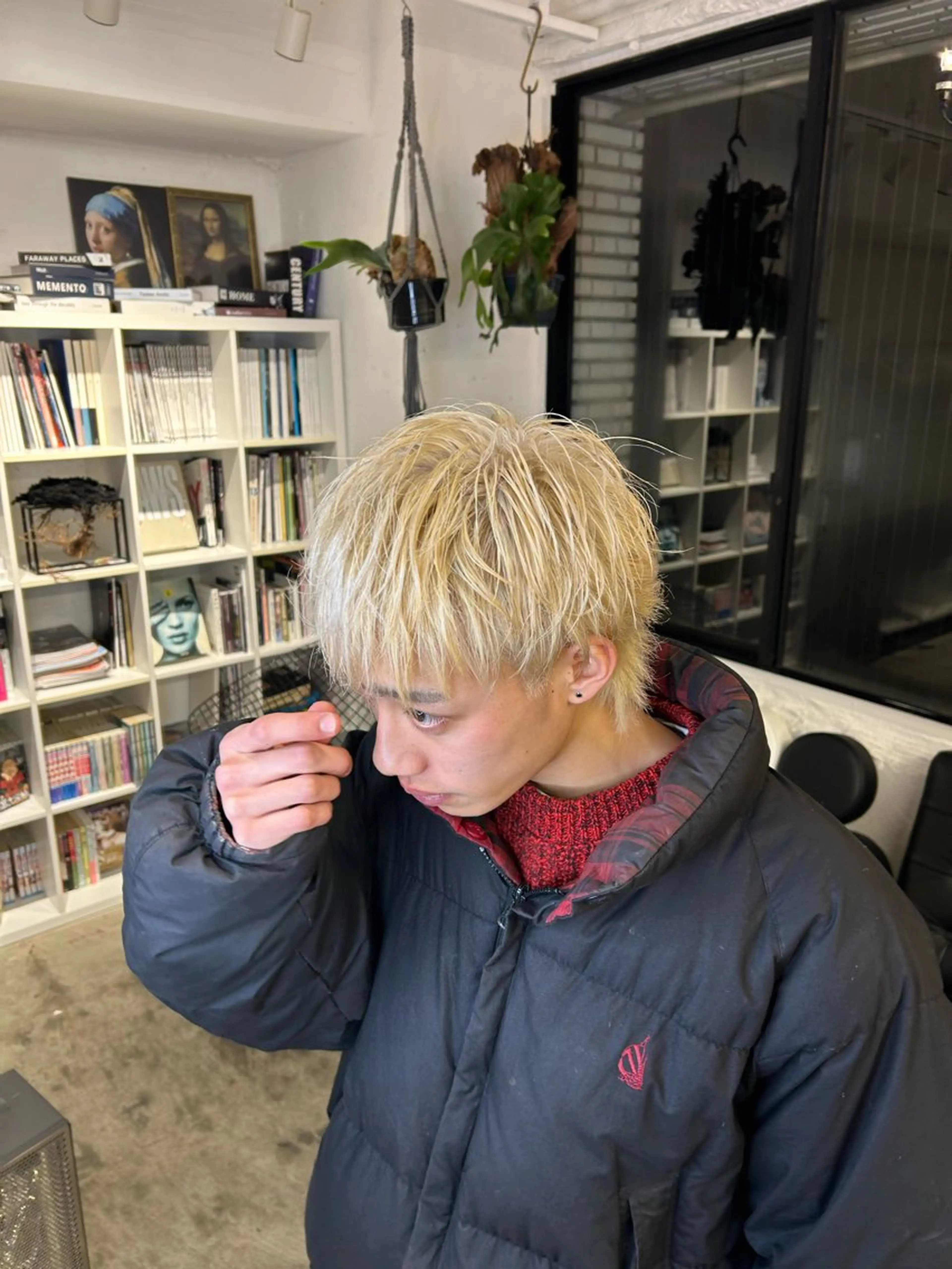 カラー メンズ メンズブリーチ ブリーチ ブロンド Di-KA HAIR sendai所属・TASHIRO KOUのヘアスタイル