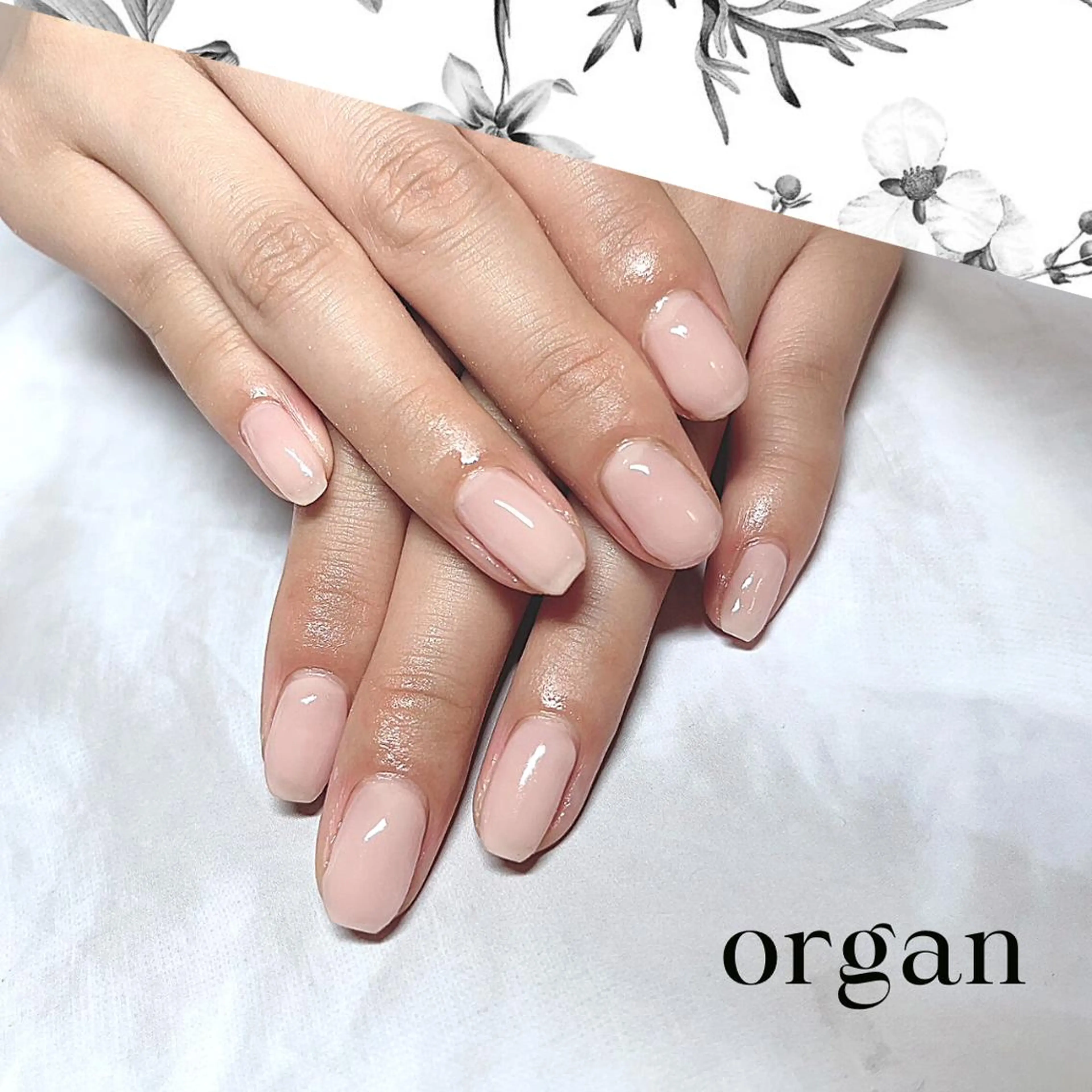 ネイル ピンク 【ＯＲＧＡＮ】 nailのネイルデザイン