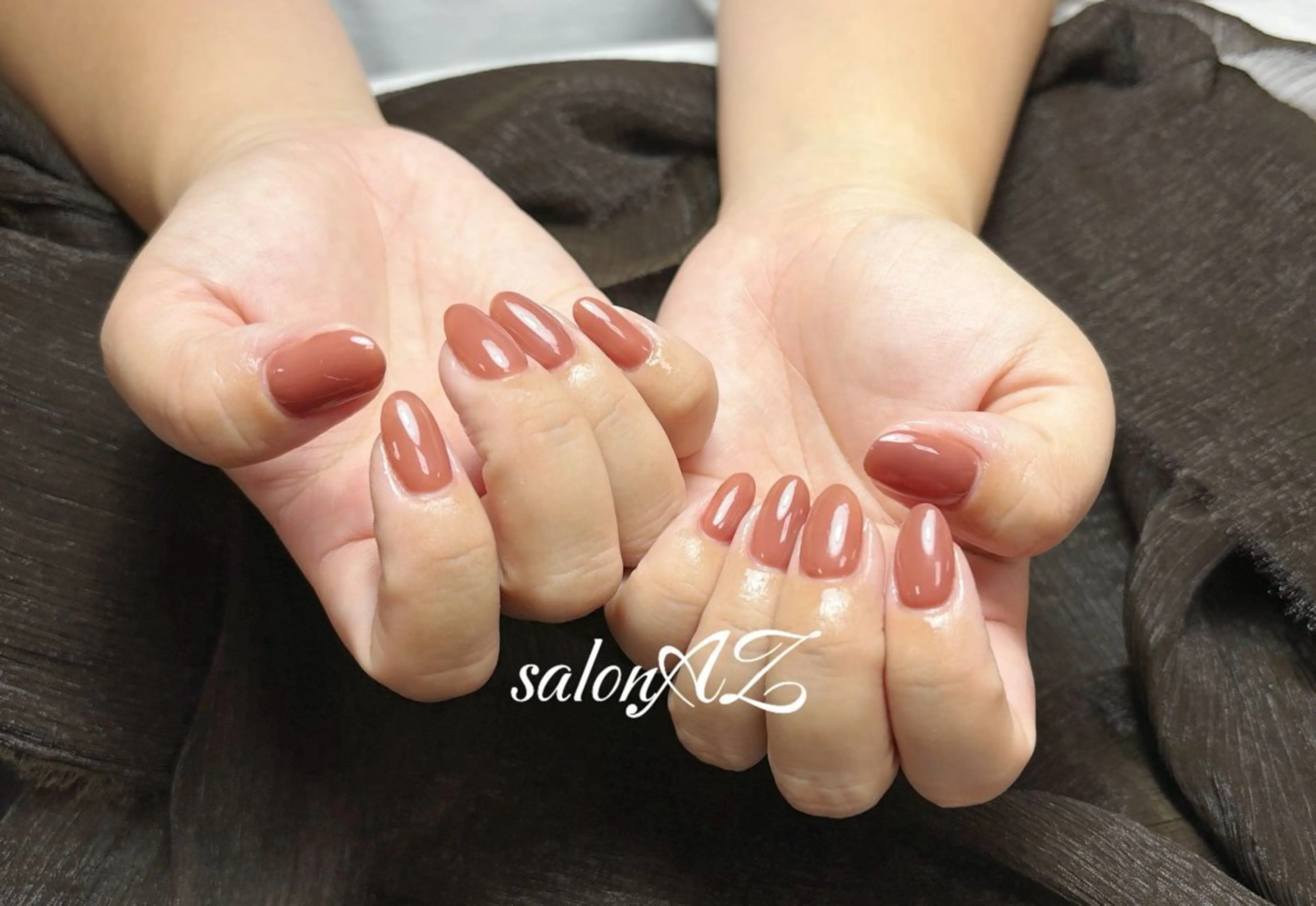 ネイル ワンカラーネイル salonAZ トップネイリストのネイルデザイン