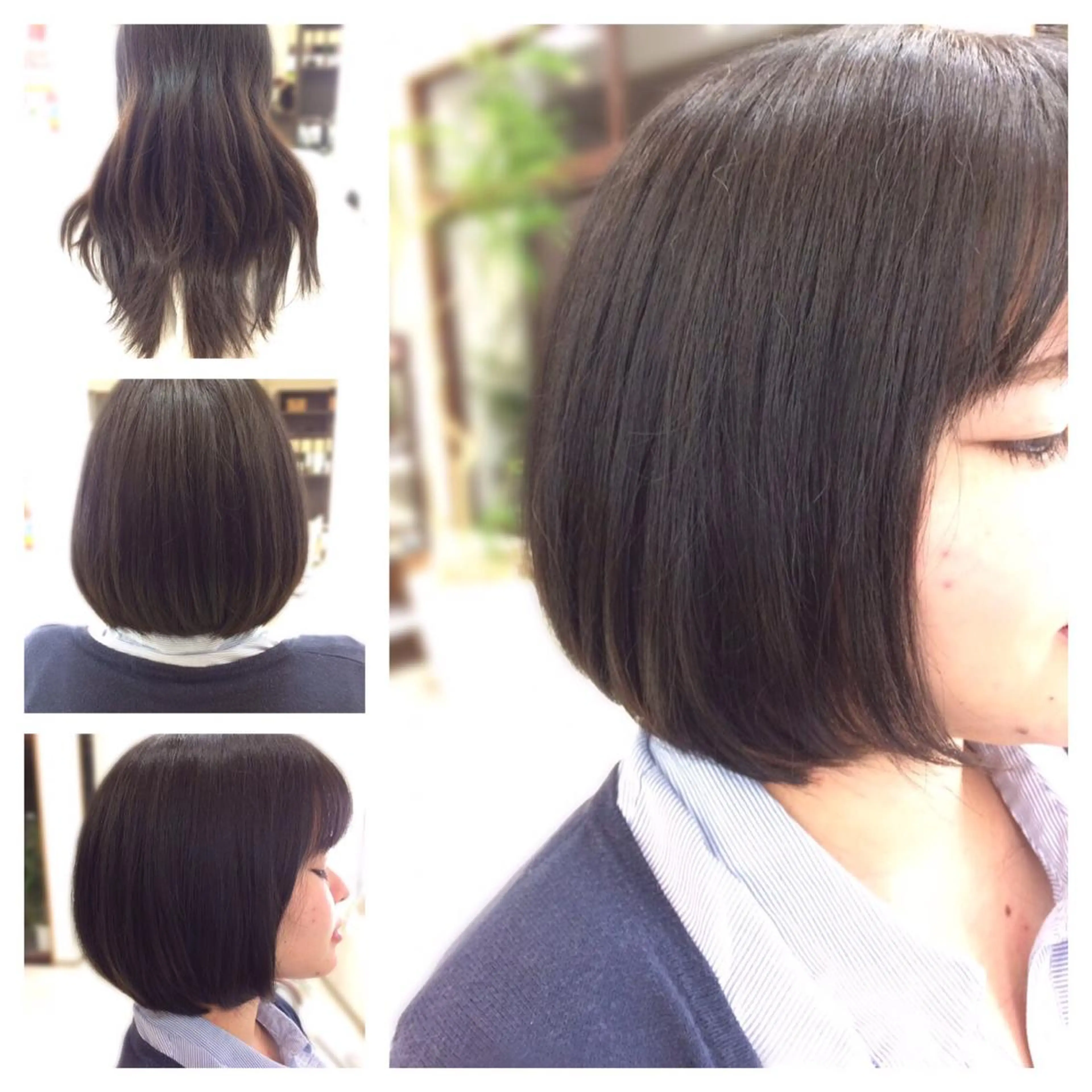 ミディアム ボブ いけだ ゆうのヘアスタイル