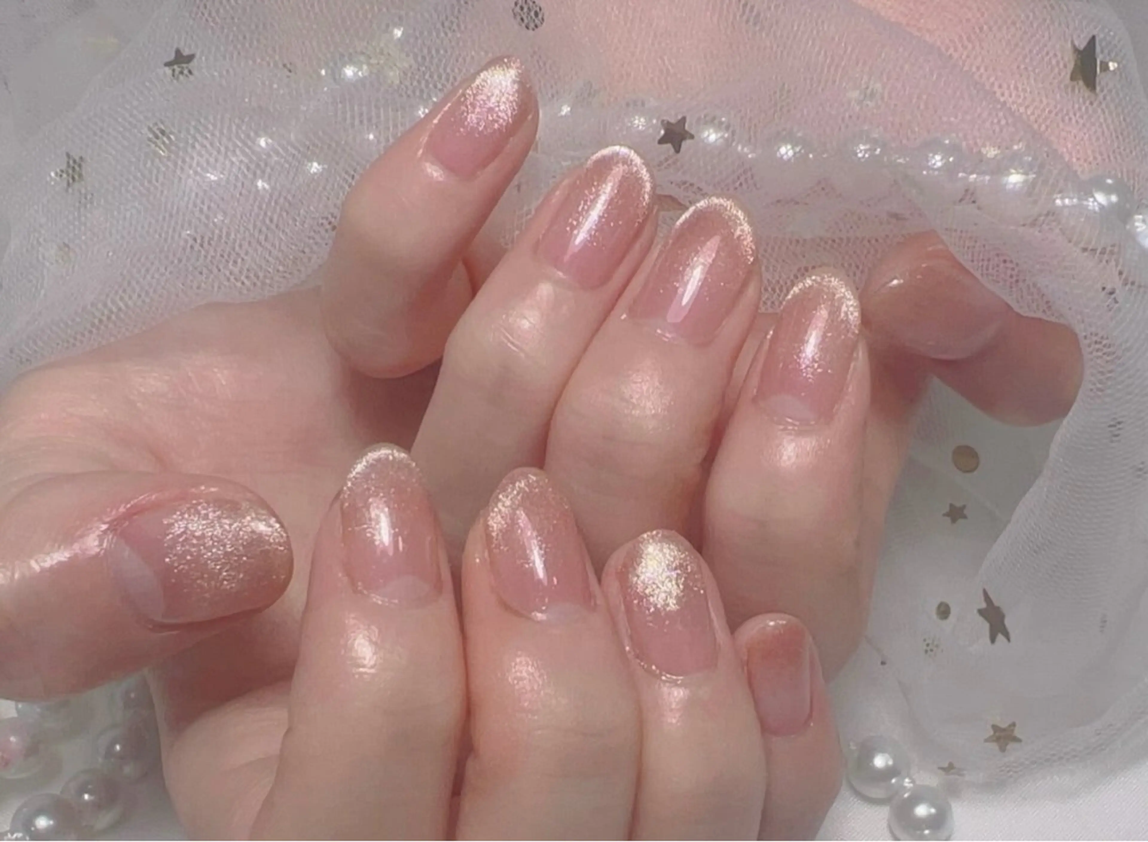 ネイル アートネイル フレンチネイル ジェルネイル グラデーション 韓国ネイル Nail Salon kihi大塚店のネイルデザイン