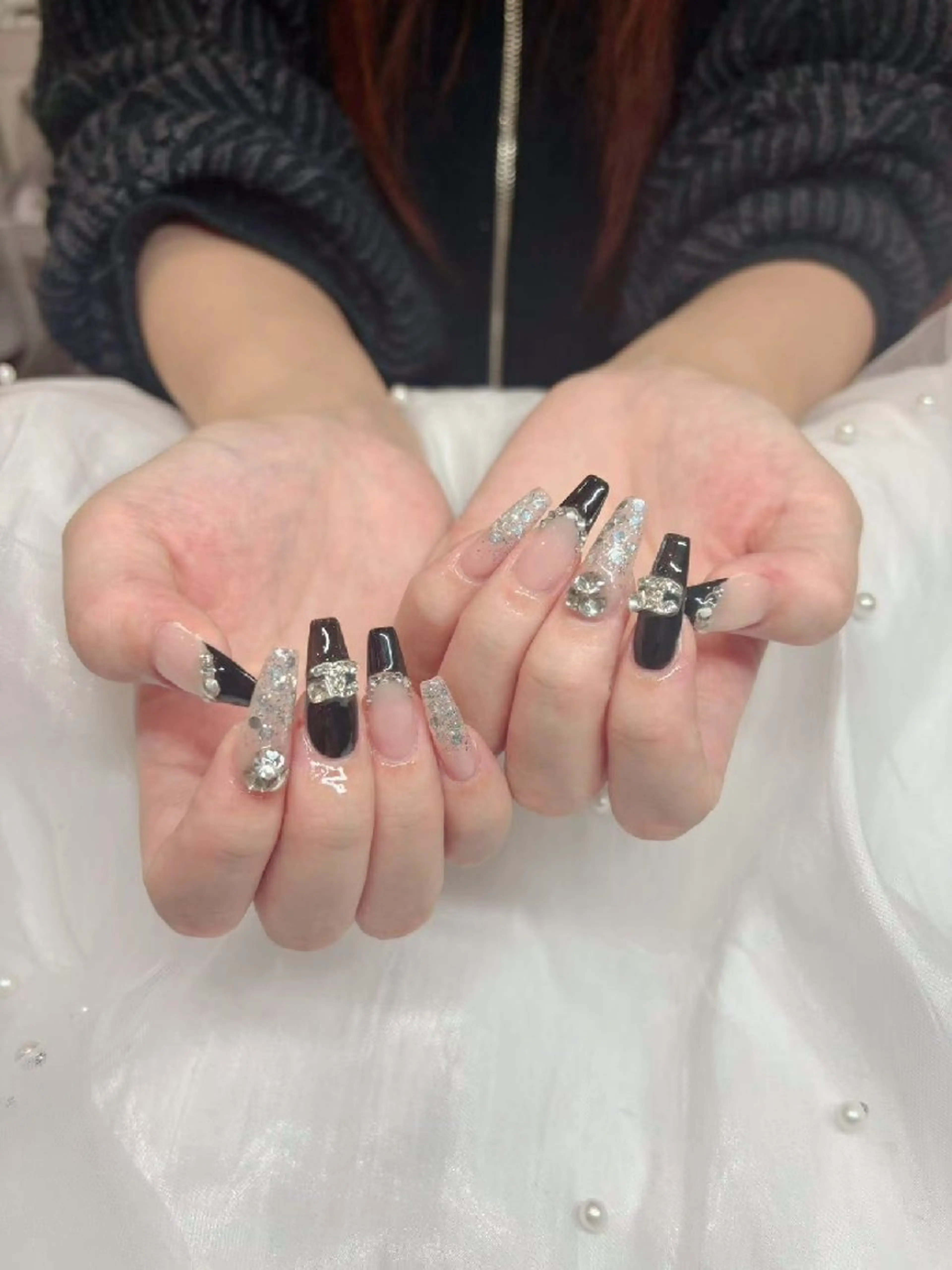 ネイル フットネイル フレンチネイル ジェルネイル ガラスフレンチ 韓国ネイル ハンドネイル ハンドケア The Nail 新大久保店のその他イメージ