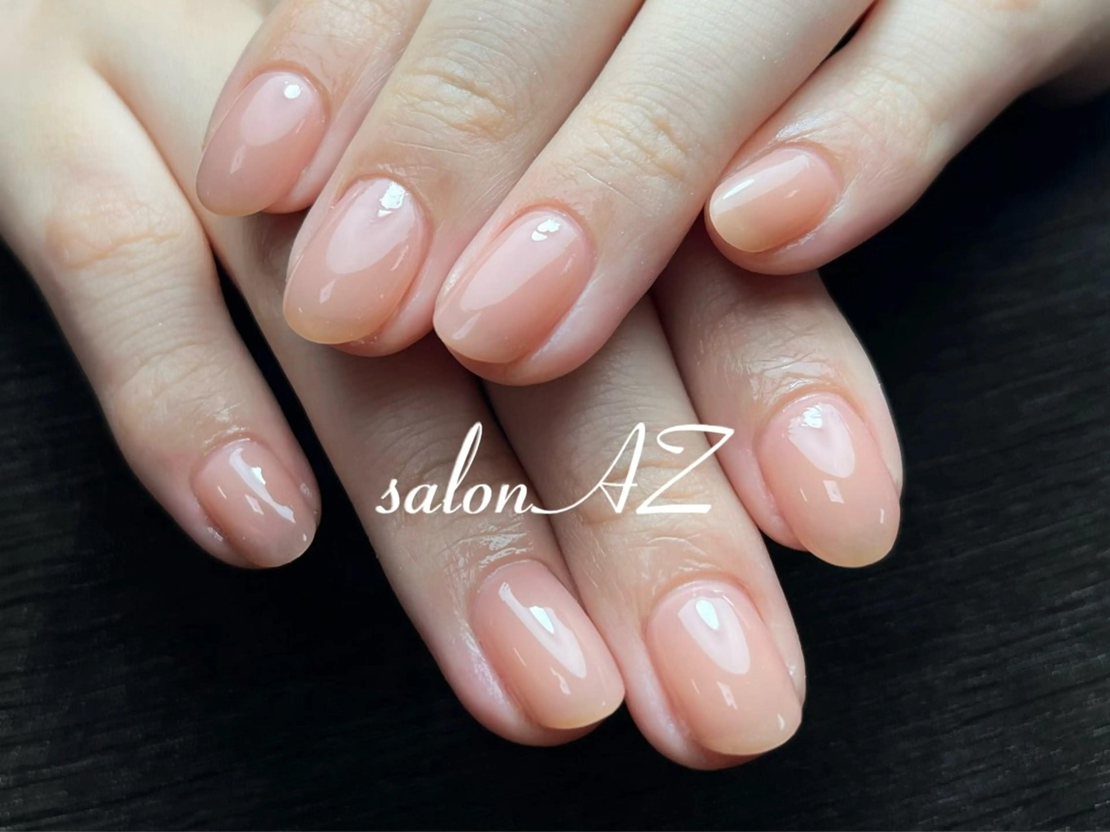 ネイル 桜ネイル 長さ出し フットネイル フレンチネイル ジェルネイル salon AZのネイルデザイン