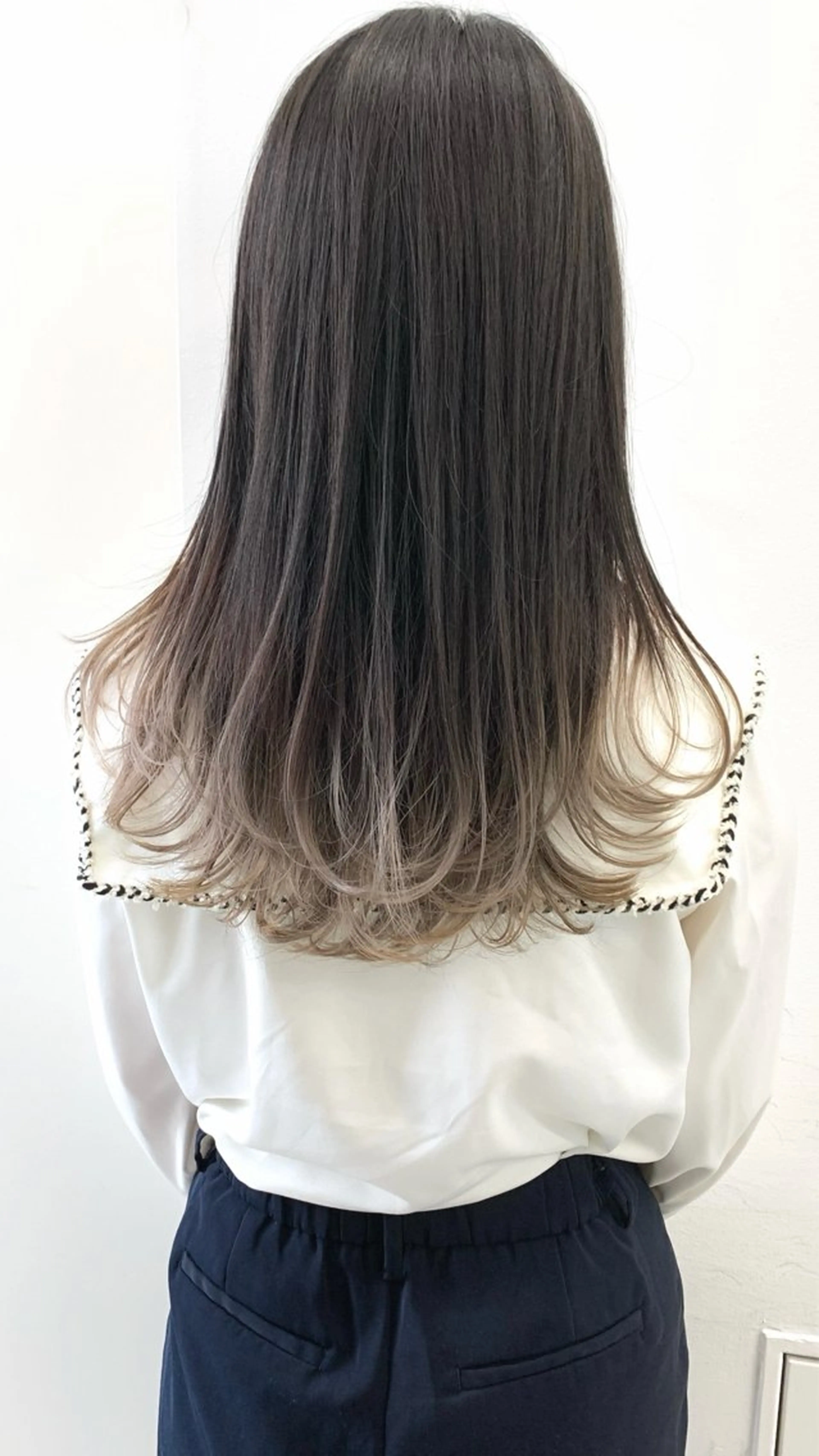 ミディアム カラー ブリーチ グラデーションカラー ヘアカラー トリートメント ✨無料！カット モデル募集✨夕貴のヘアスタイル