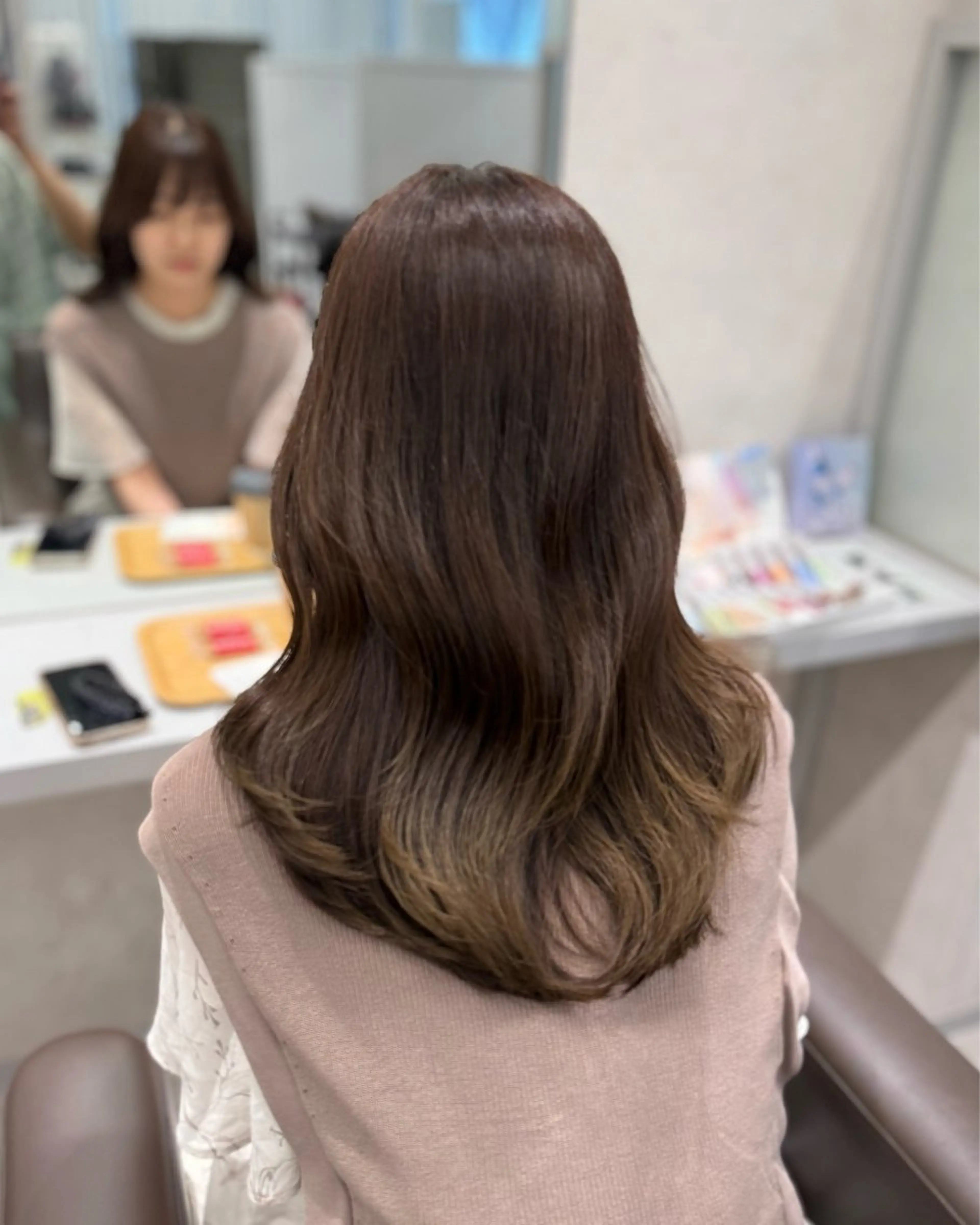 ロング 明松 功喜のヘアスタイル