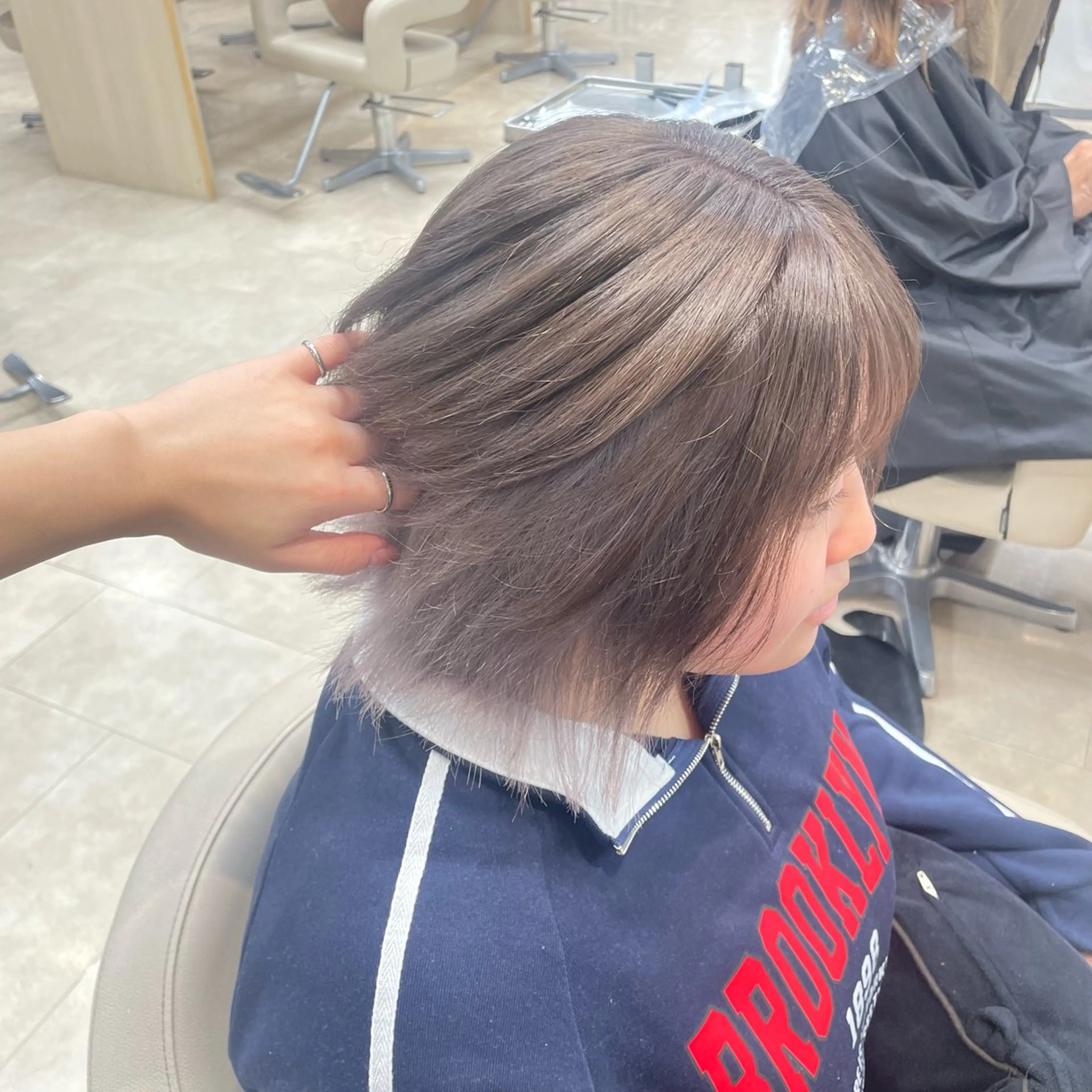 ミディアム カラー ボブのスペシャリスト ·˖Reika·˖✩のヘアスタイル