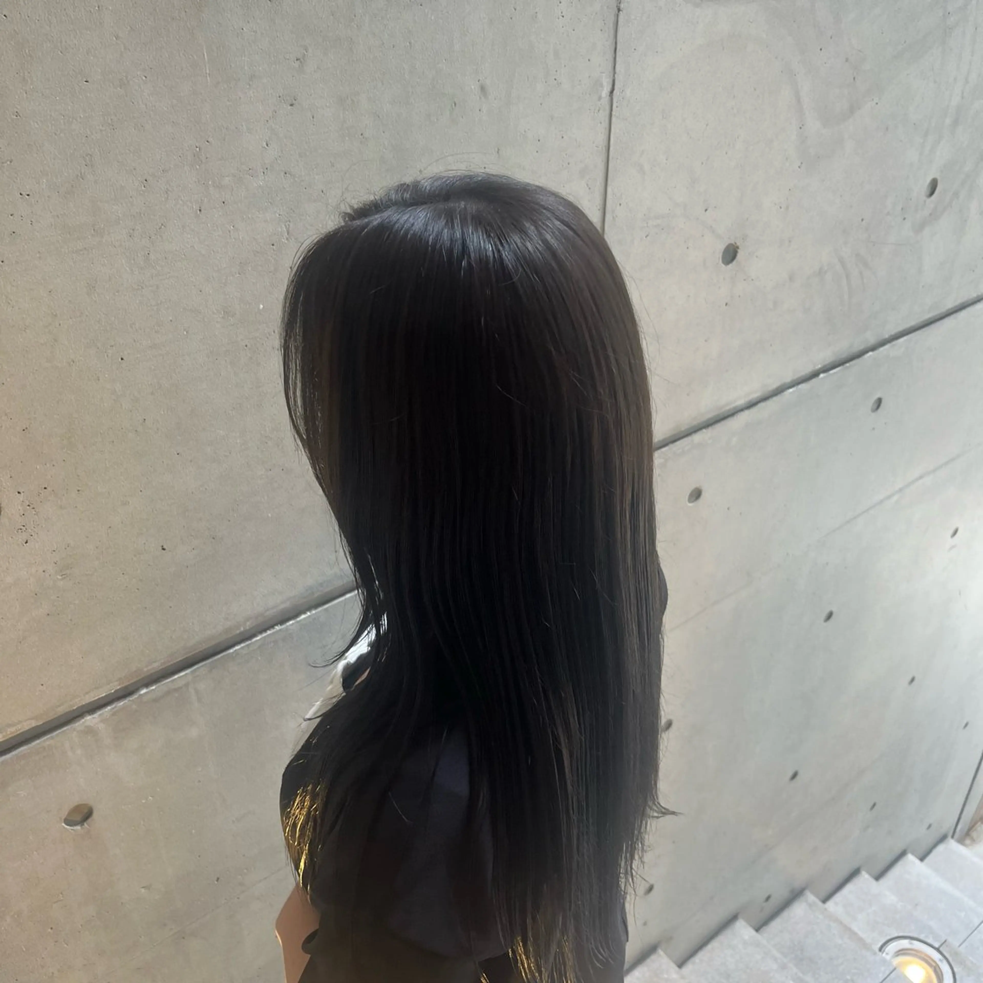 カラー 縮毛矯正 中場 健人のヘアスタイル