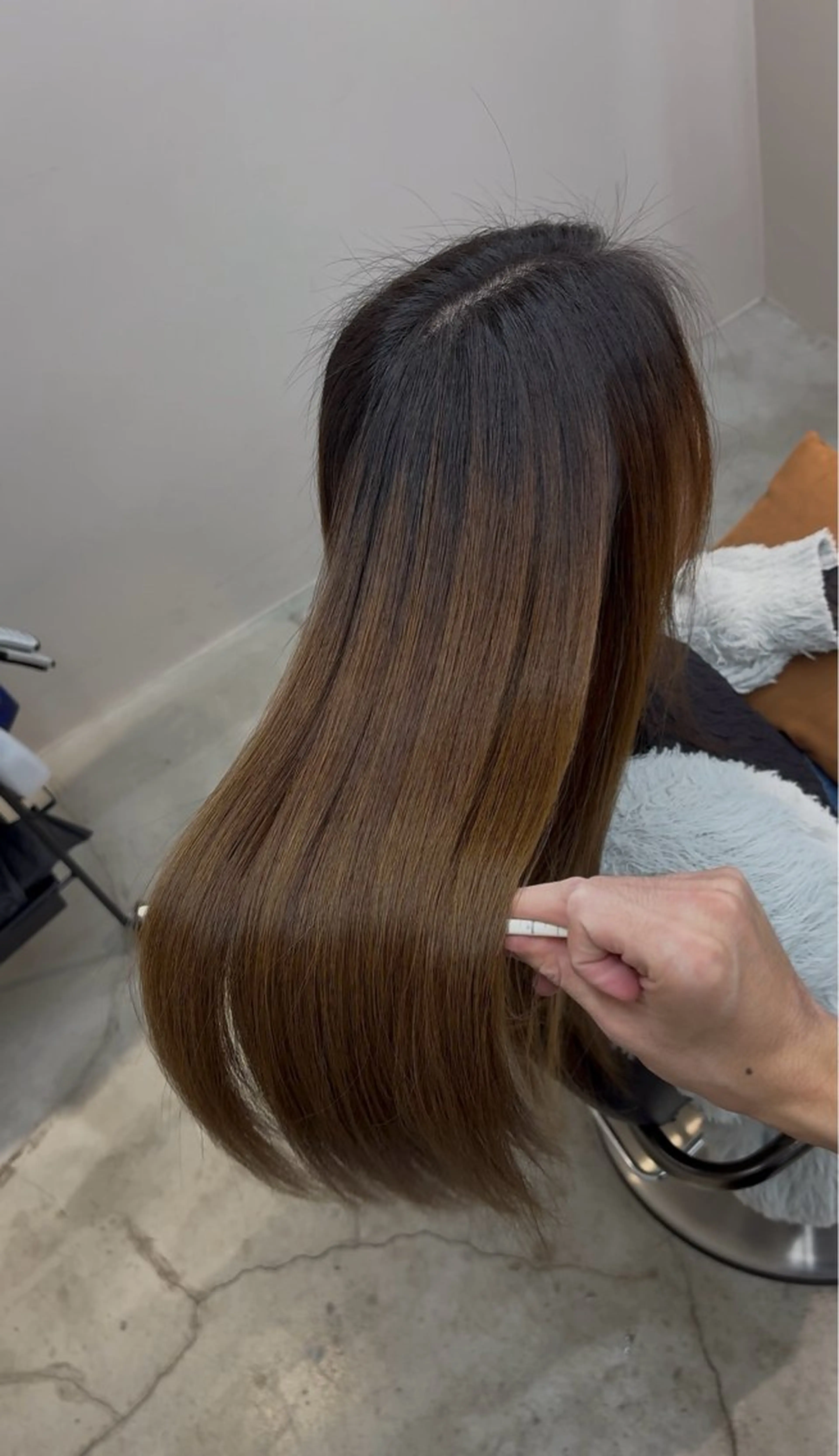 縮毛矯正 髪質改善ストレート/ 佐々木直輝のヘアスタイル