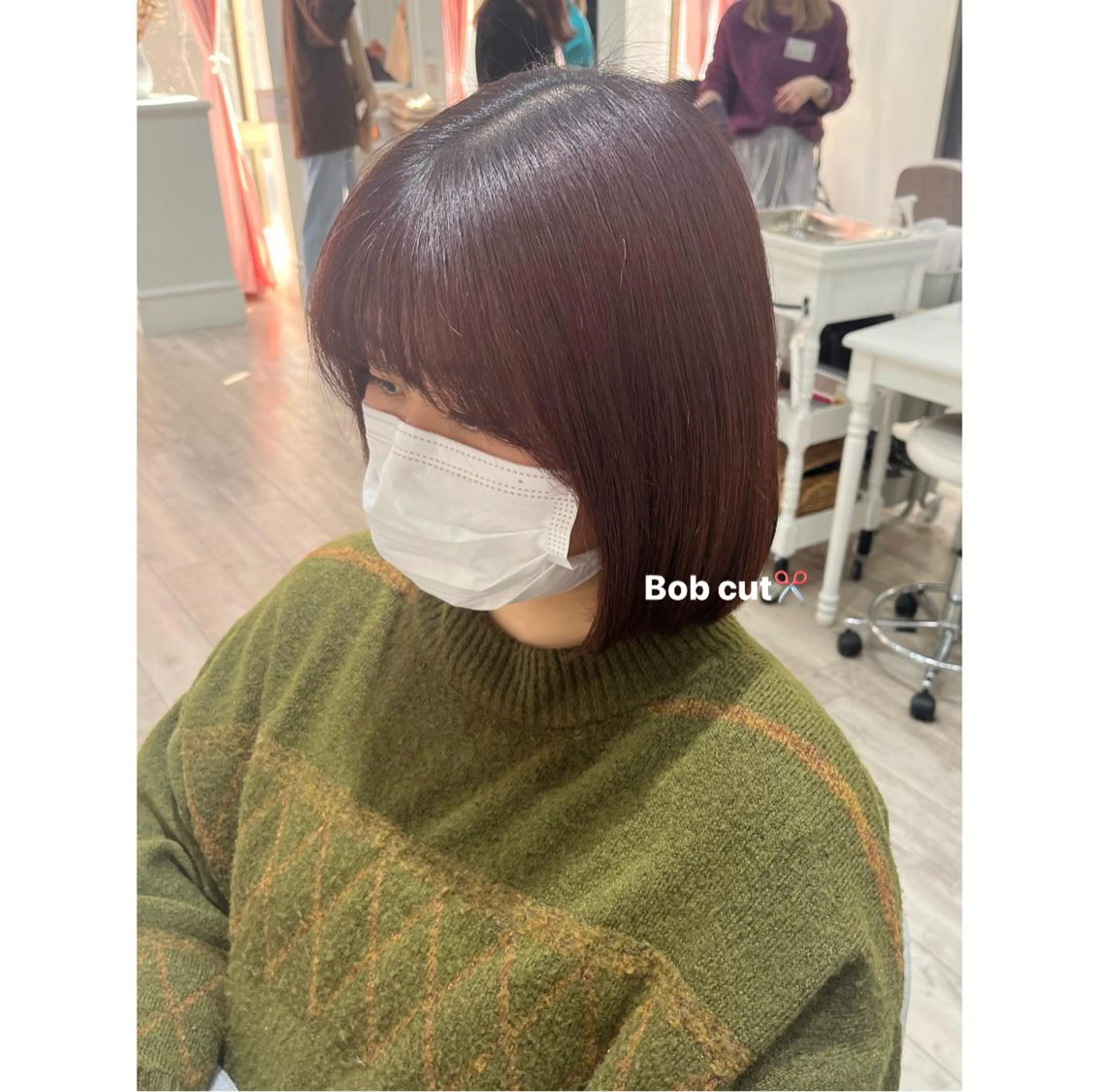 ショート miku୨୧˖* 透明感モテカラーのヘアスタイル