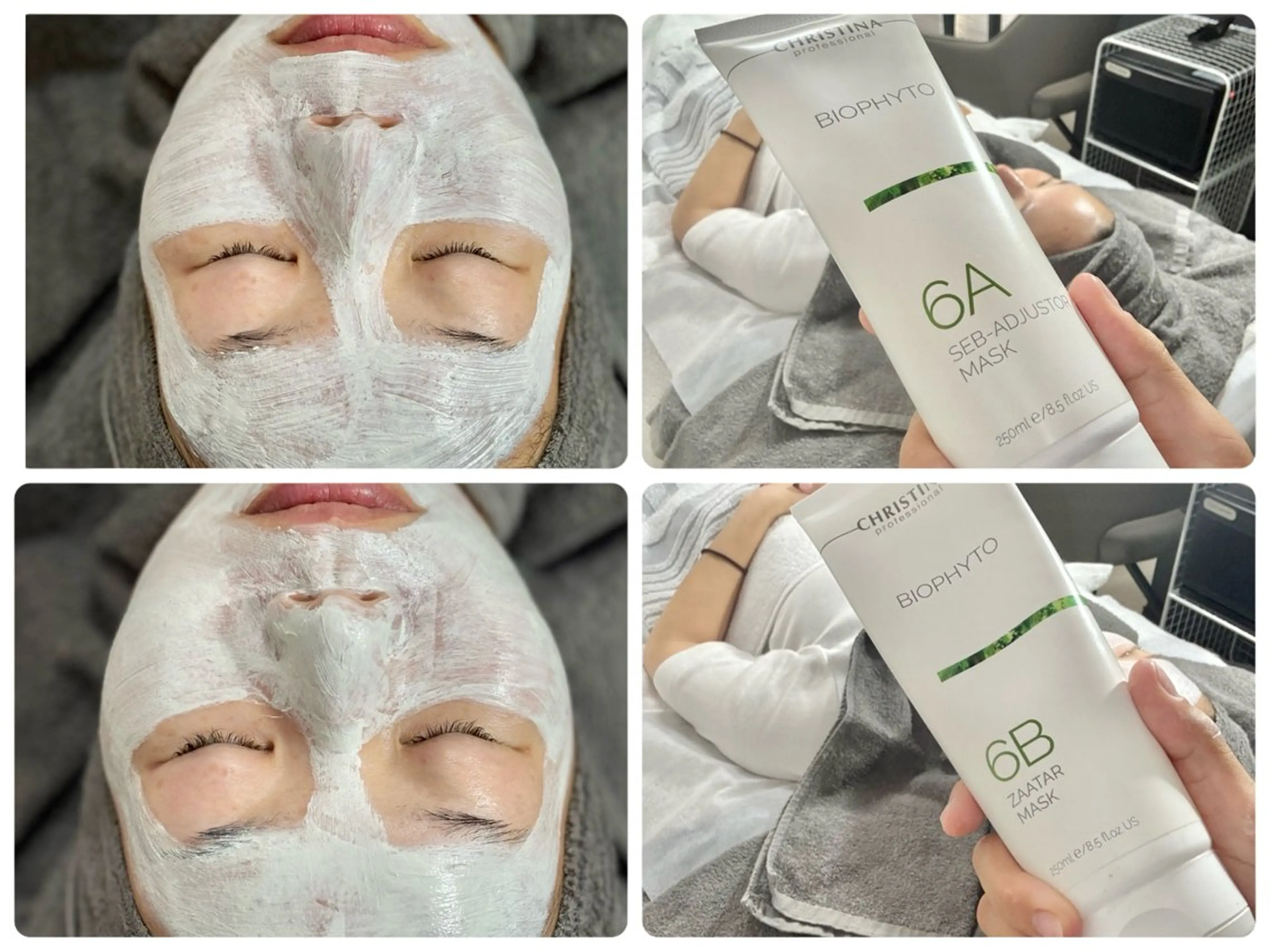 肌質改善マスクパック➕フェイシャルマッサージ💆‍♀️🌿【クレンジング→ホットマスク→クリームマスク→マッサージ】の写真
