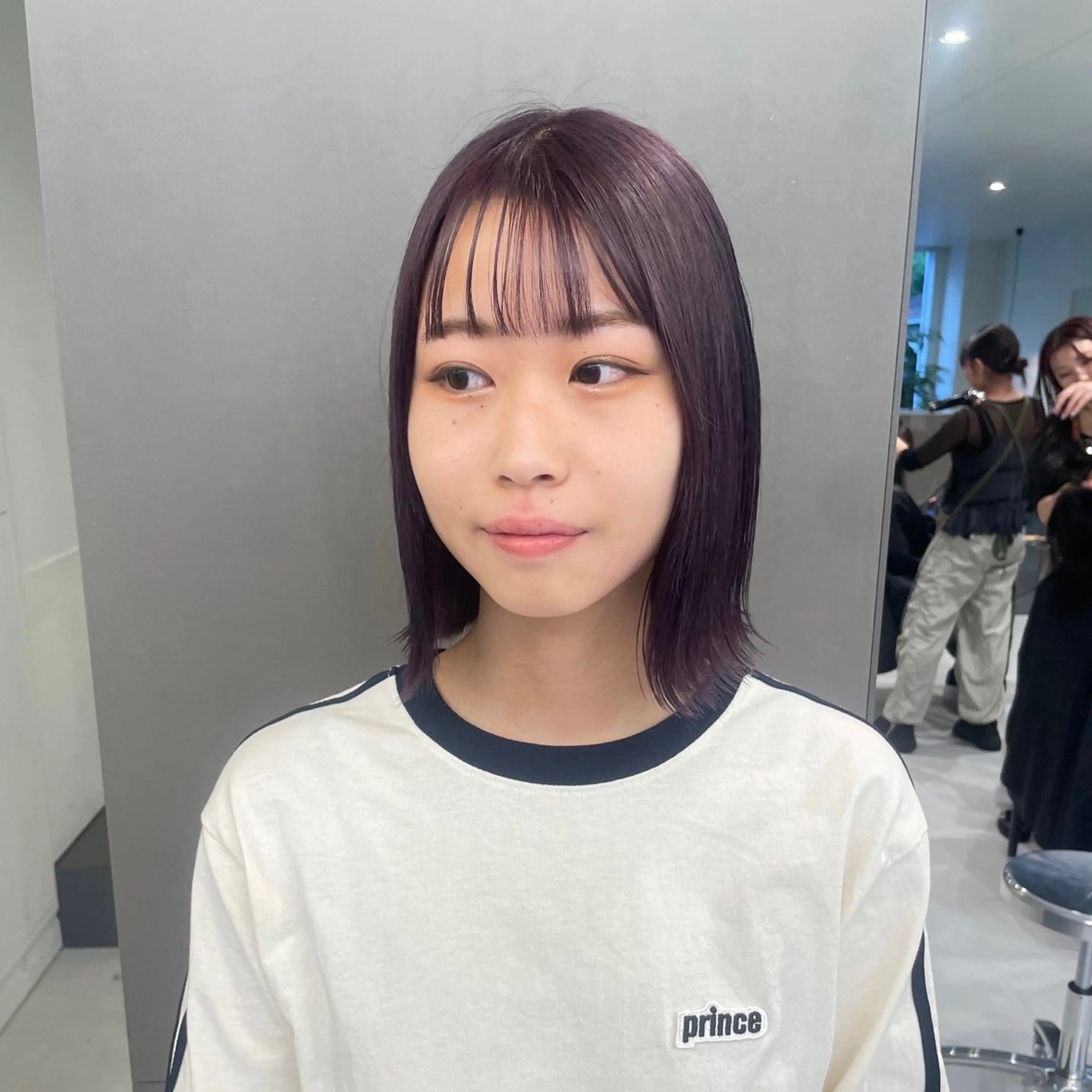 ショート カラー ベージュカラー ブリーチ 透明感カラー ダブルカラー ラベンダーカラー ヘアカラー トリートメント ブリーチ/レイヤー 🌻Mutsumiのヘアスタイル