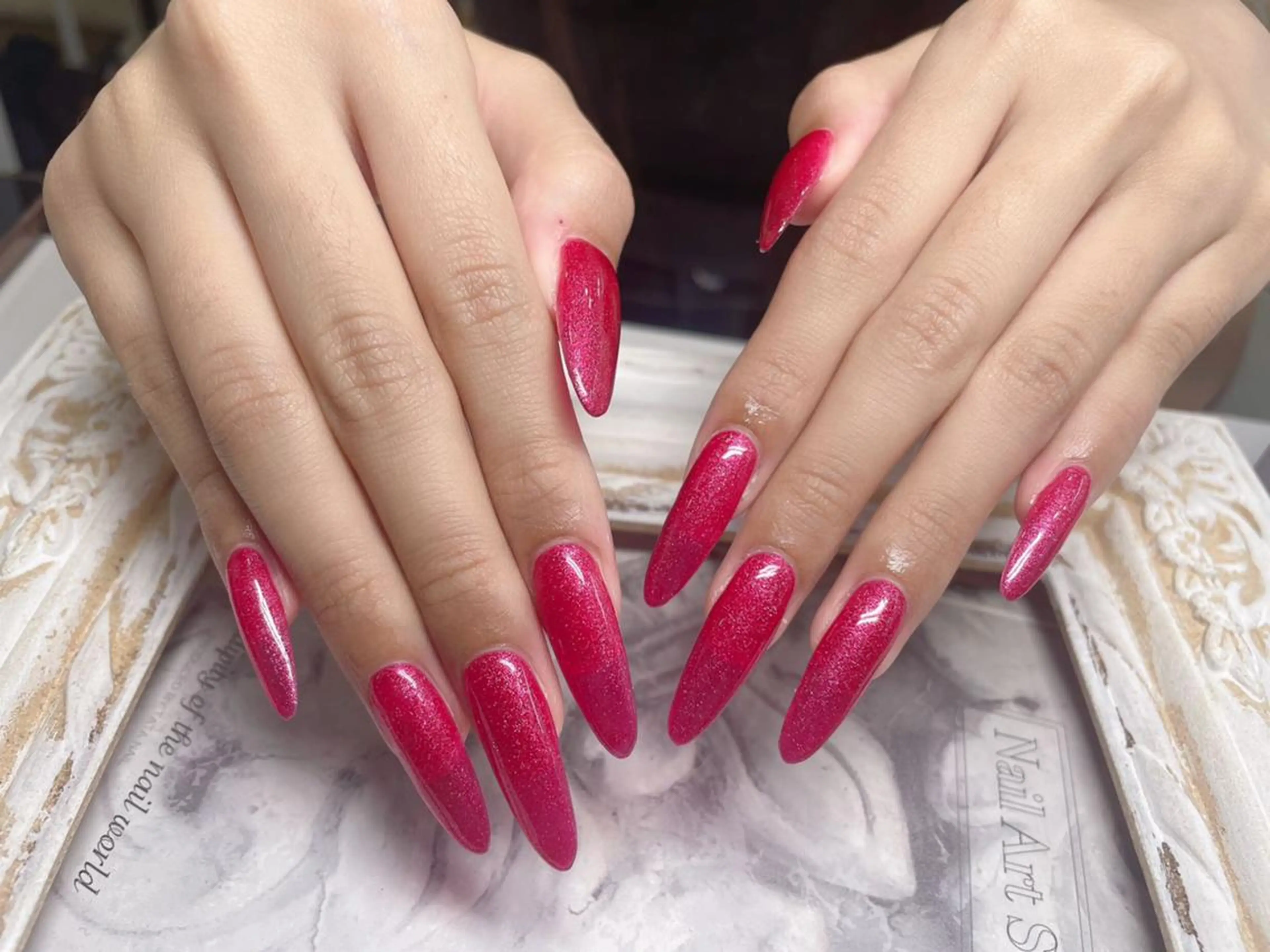 ネイル チークネイル 長さ出し フットネイル フレンチネイル ジェルネイル AB マツエクネイルサロンのネイルデザイン