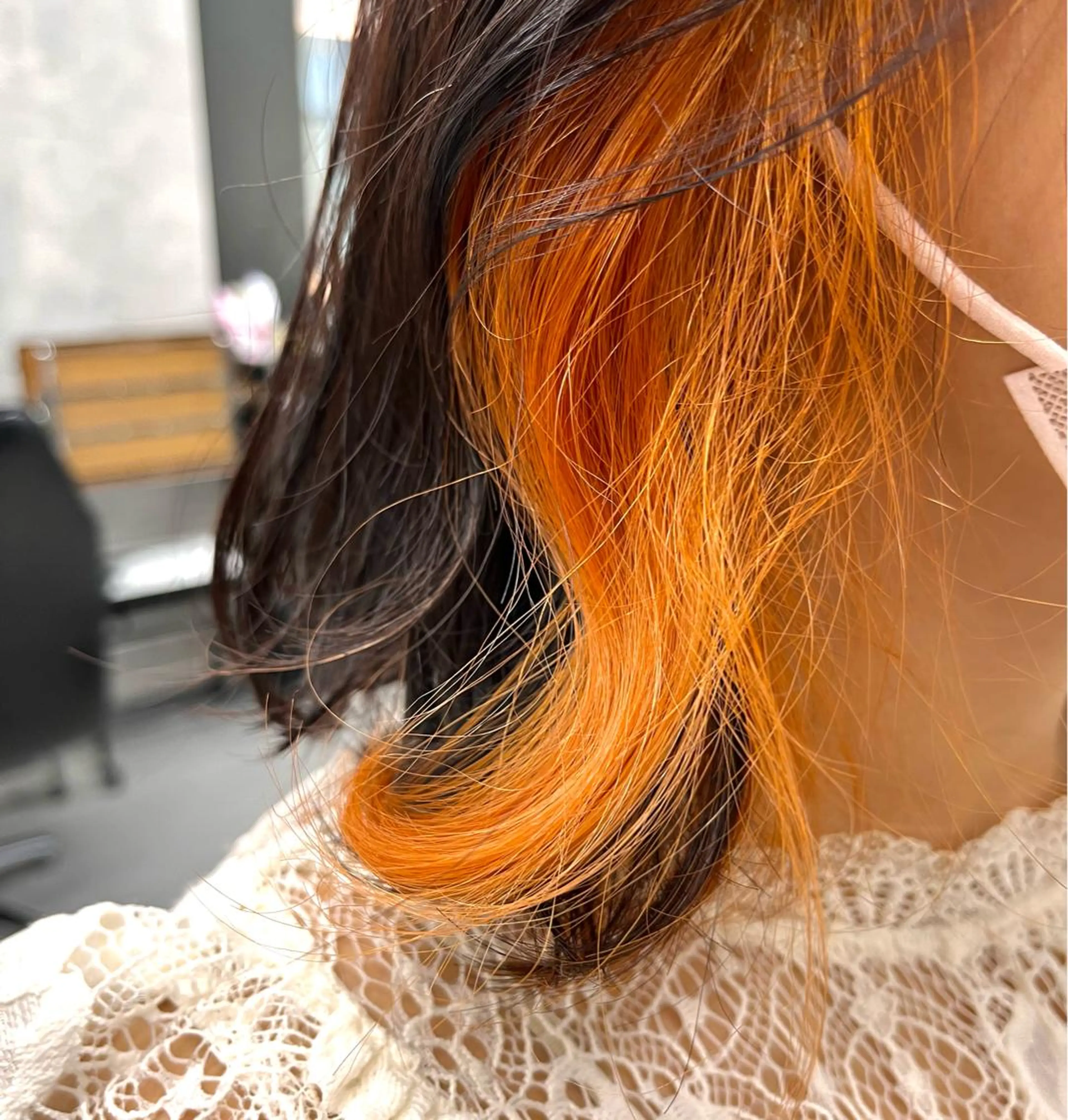 ミディアム カラー ヘアアレンジ 口コミ高評価👍✨ フチタミサオ🦋のヘアスタイル