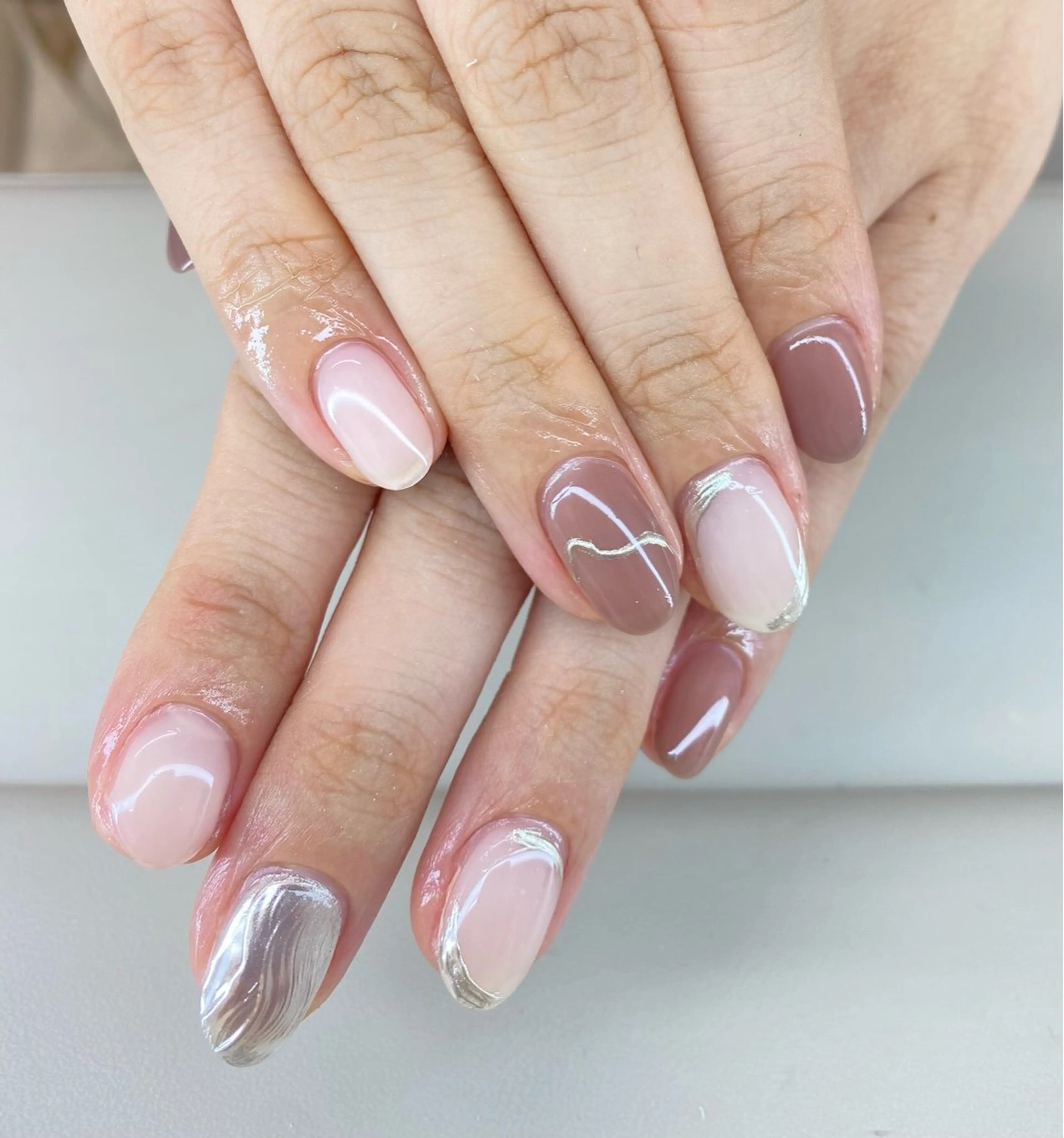 ネイル ハンドネイル AngelChris ビューティーサロン琳のネイルデザイン